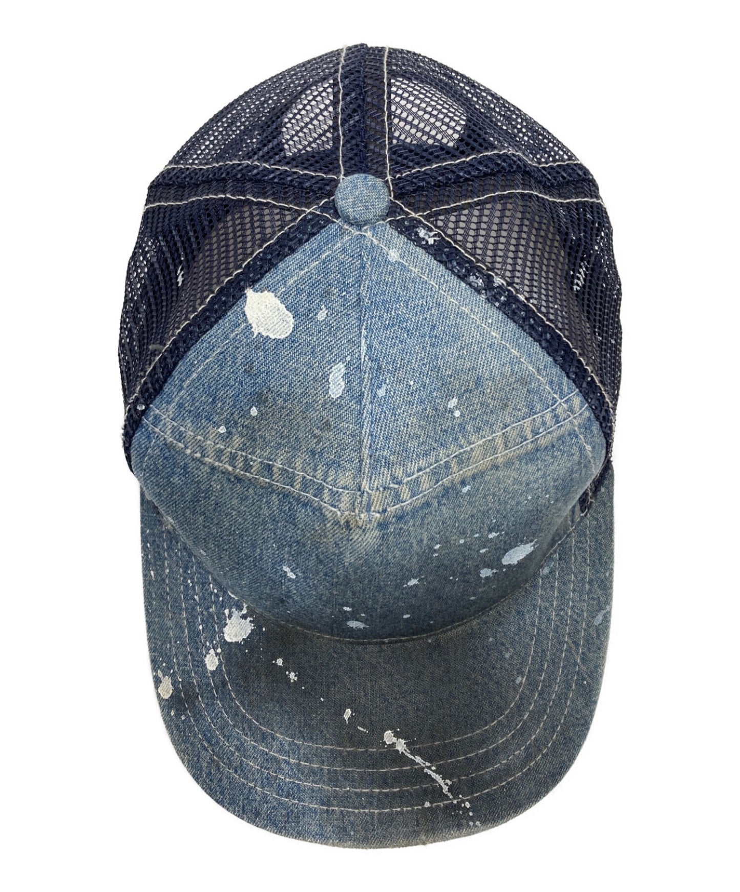 [Pre-owned] GREG LAUREN Denim Trucker Cap / Hat