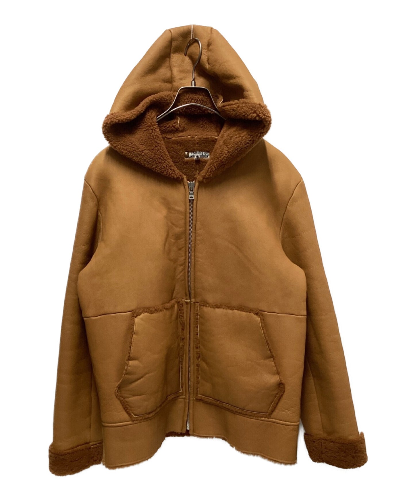 [Pre-owned] A BATHING APE Sheepskin Zip Hoodie