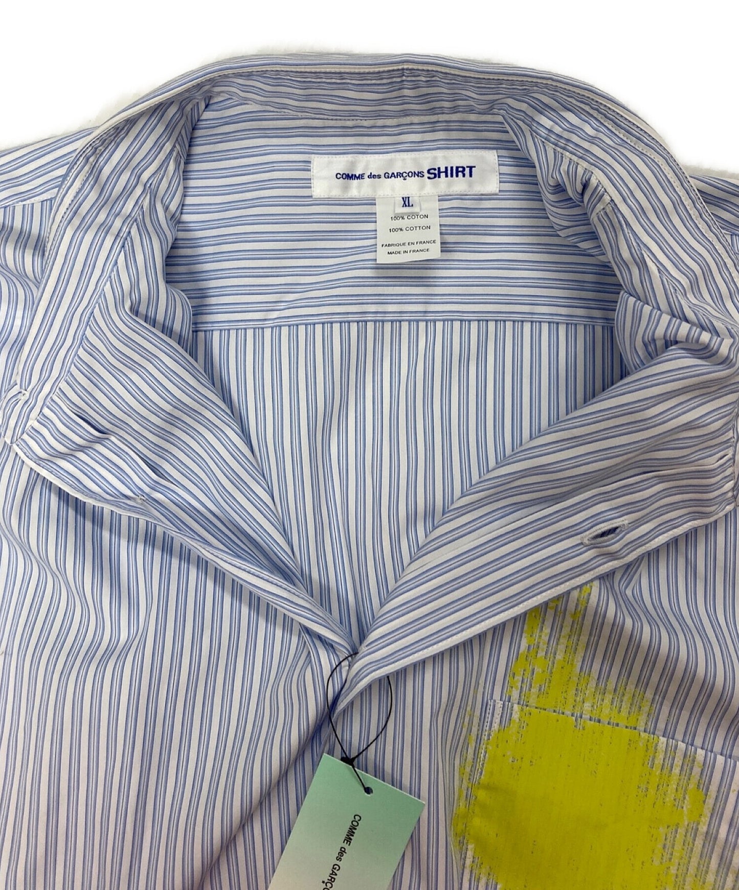 [Pre-owned] COMME des GARCONS SHIRT short-sleeved painted shirt FM-B038