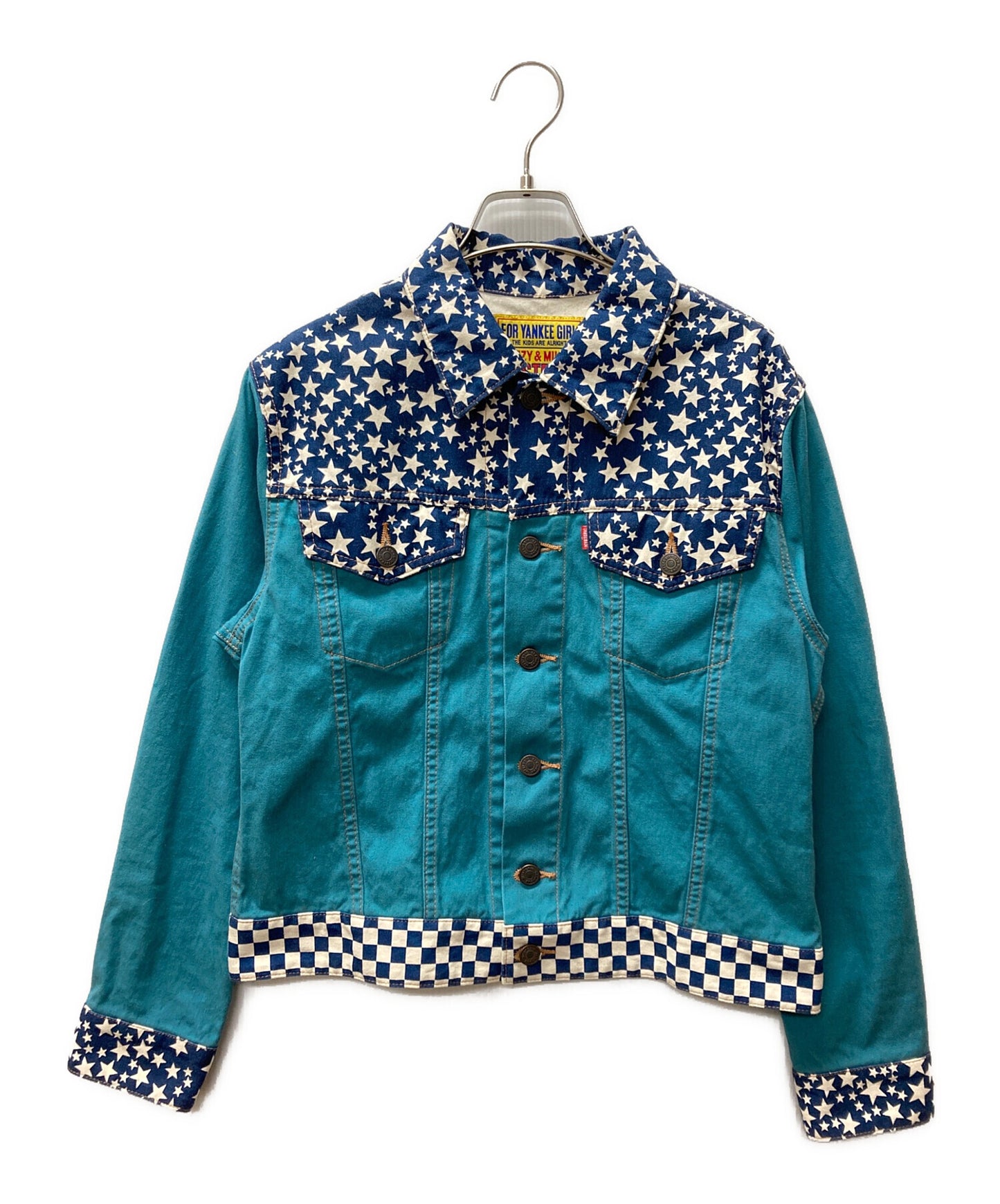 [Pre-owned] Hysteric Glamour 3PATTERN MIX Scratch Jacket 01231AB06