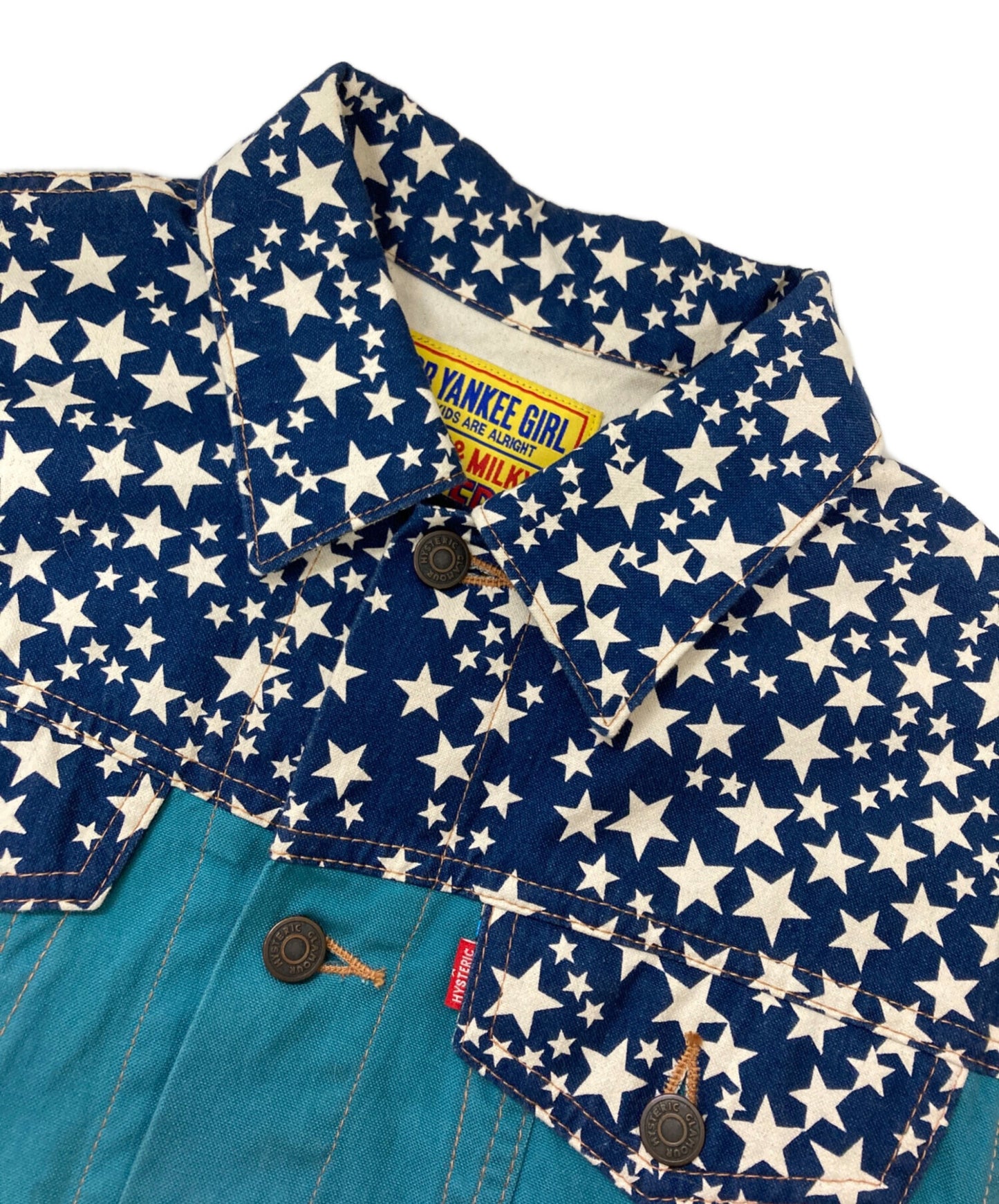 [Pre-owned] Hysteric Glamour 3PATTERN MIX Scratch Jacket 01231AB06