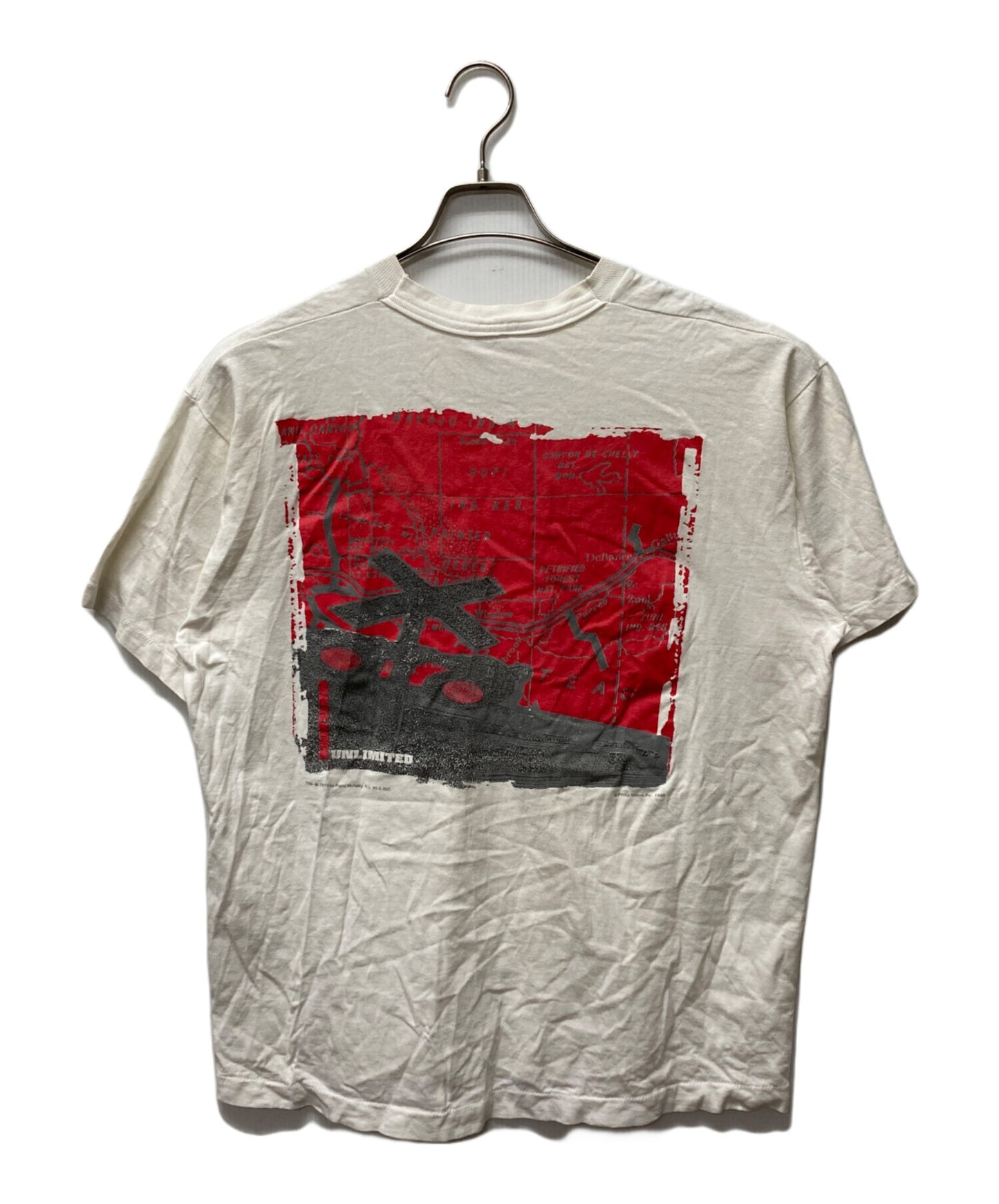 [Pre-owned] marlboro Map Print T-Shirt