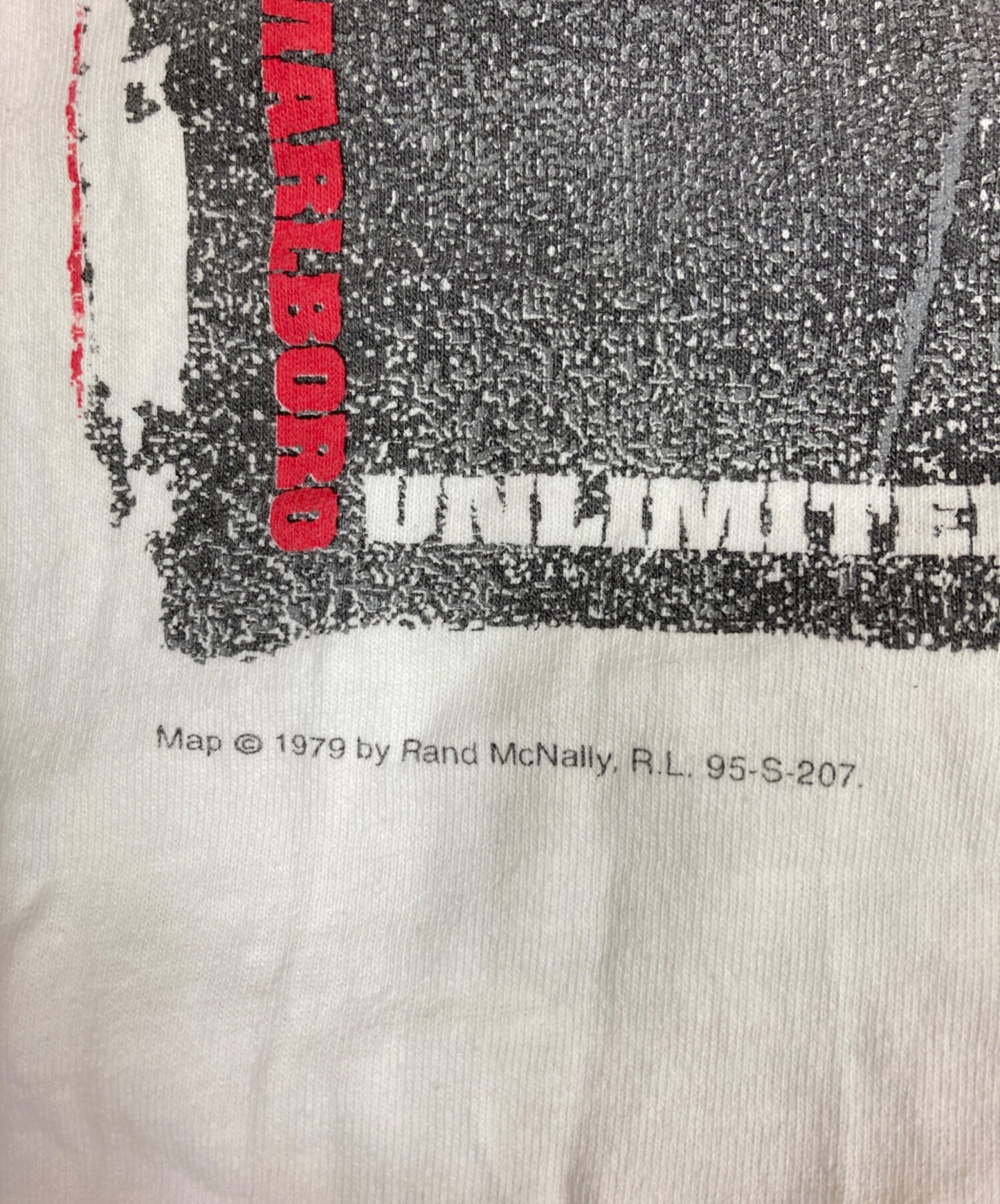 [Pre-owned] marlboro Map Print T-Shirt