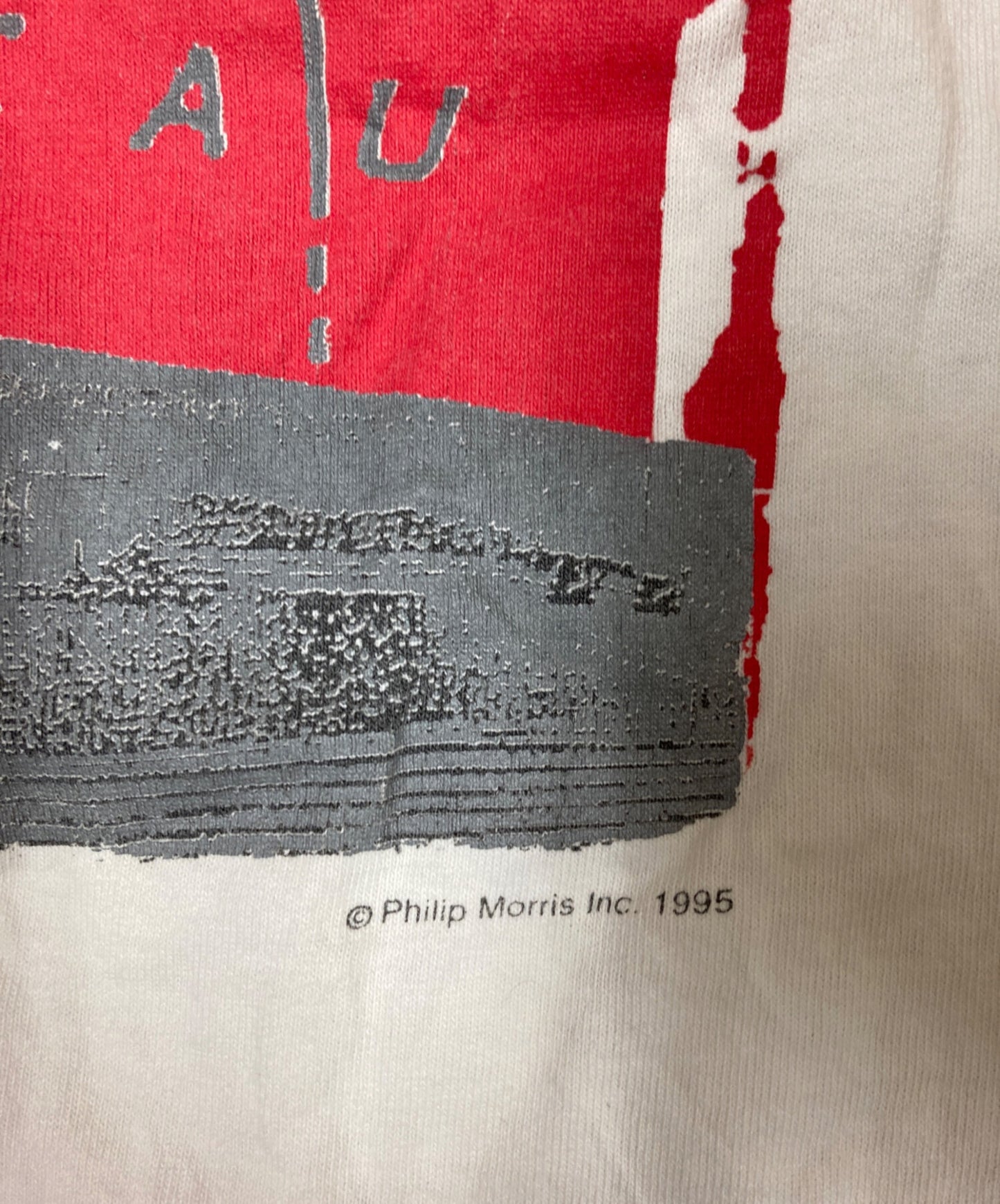 [Pre-owned] marlboro Map Print T-Shirt