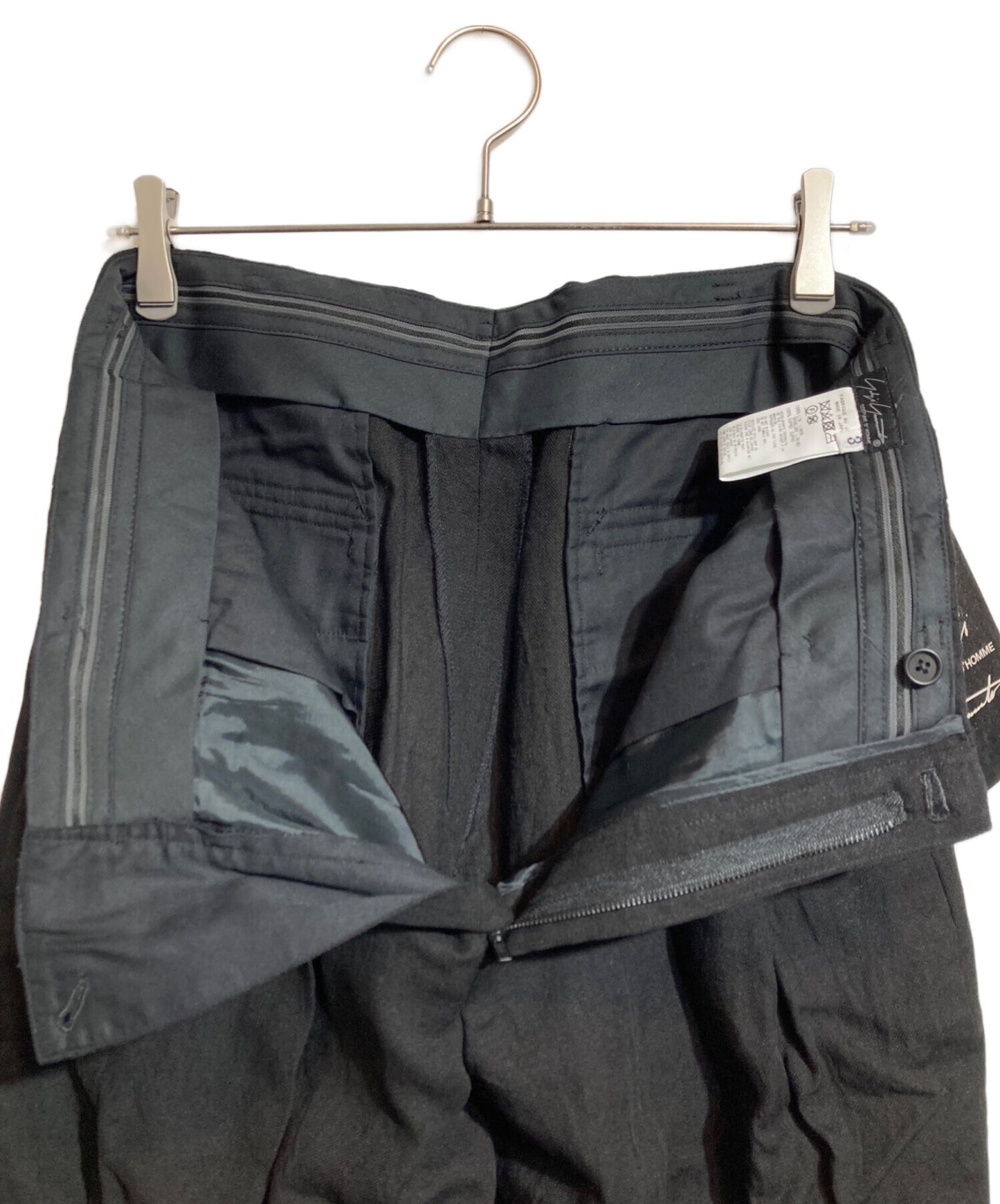 [Pre-owned] Yohji Yamamoto HOMME COSTUME D’HOMME Hard Twisted Linen Slack Pants HZ-P83-350