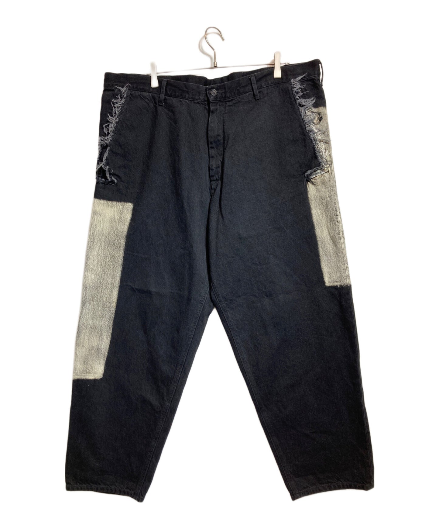 [Pre-owned] Yohji Yamamoto pour homme 12oz DENIM JEANS WITH SIDE FLAP DETAILS / Denim Pants HJ-P93-026