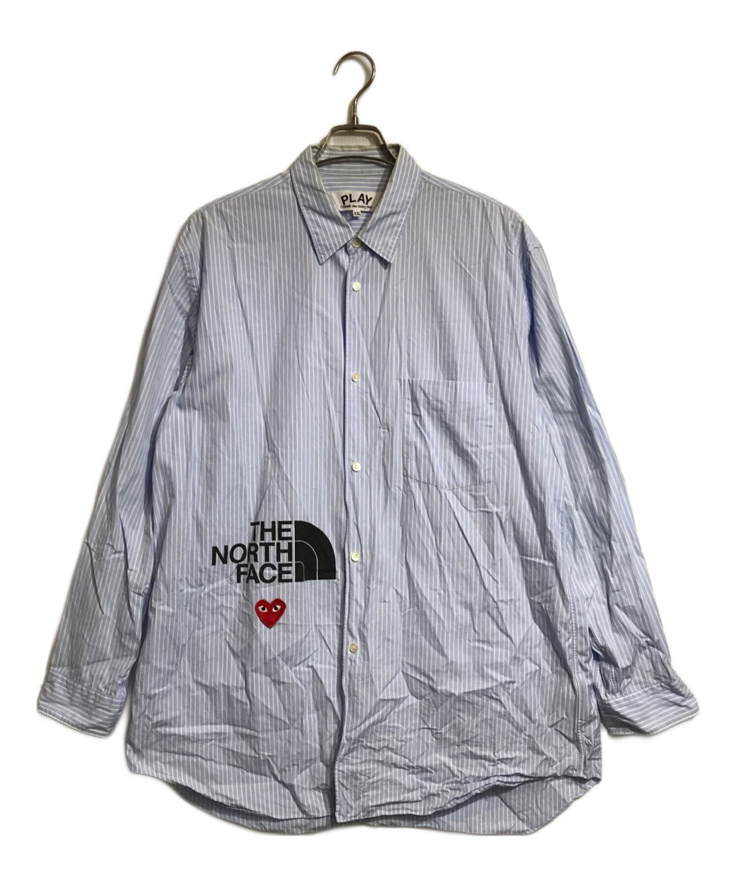 [Pre-owned] PLAY COMME des GARCONS Collaboration stripe shirt AE-B202
