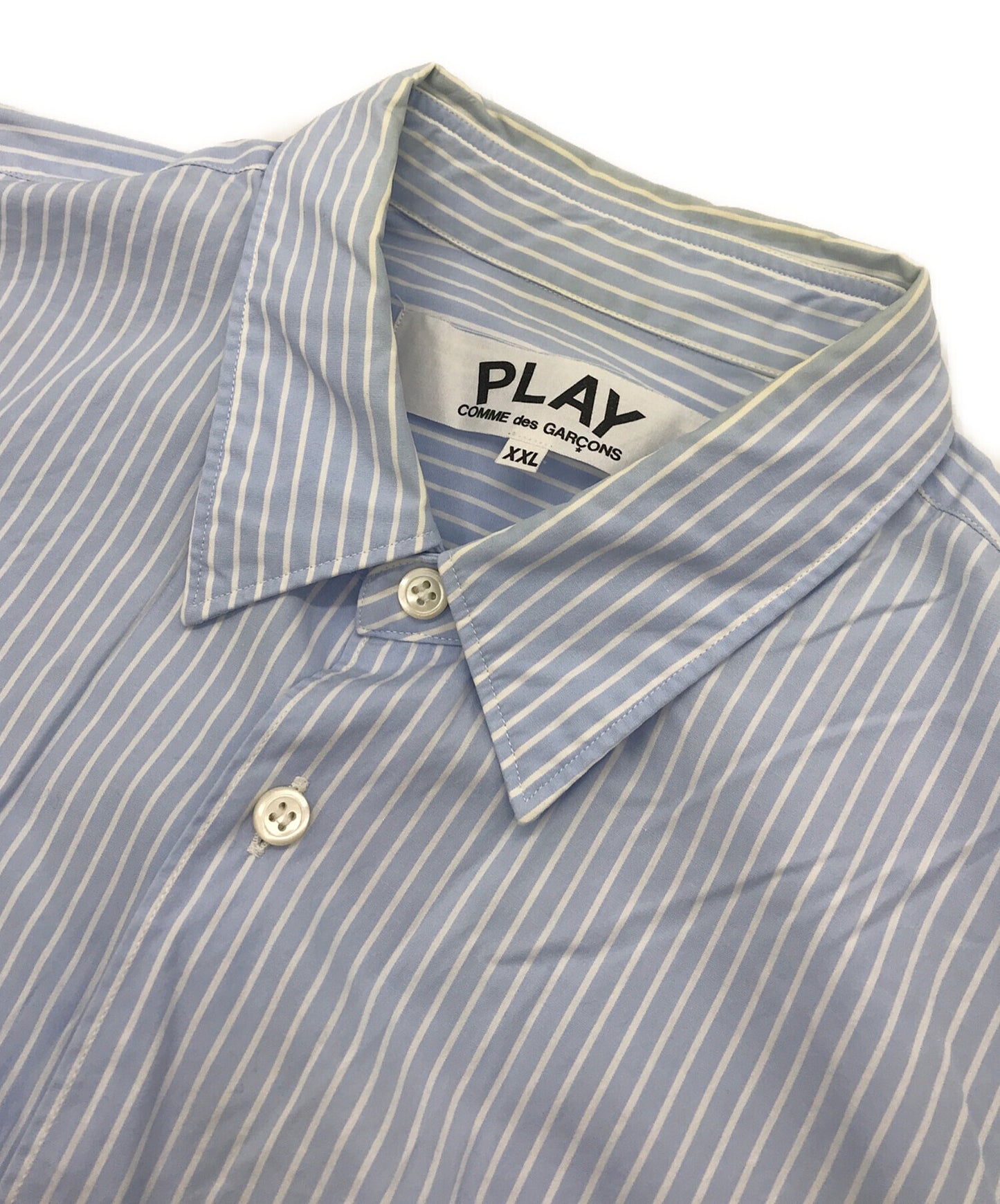 [Pre-owned] PLAY COMME des GARCONS Collaboration stripe shirt AE-B202