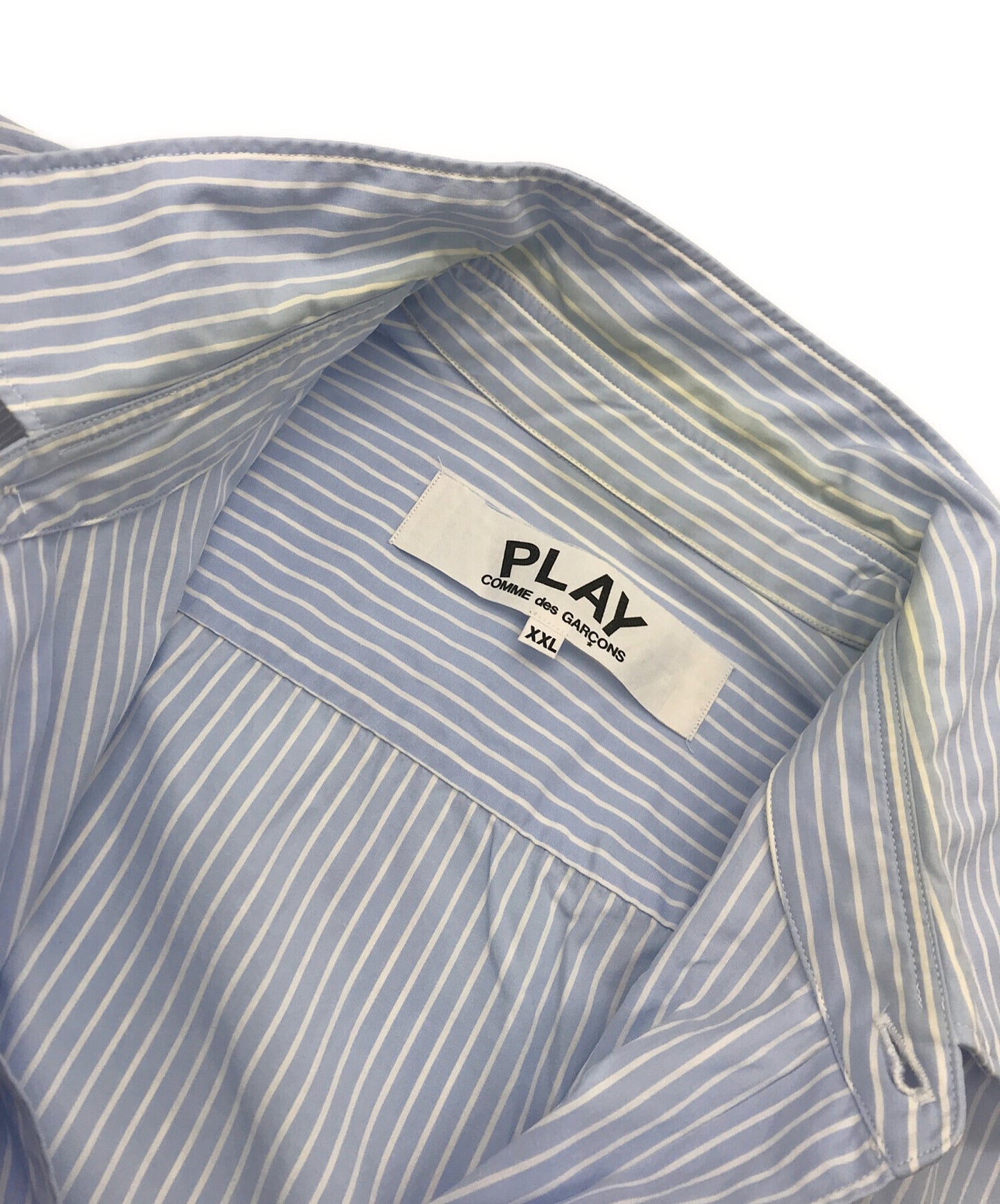 [Pre-owned] PLAY COMME des GARCONS Collaboration stripe shirt AE-B202