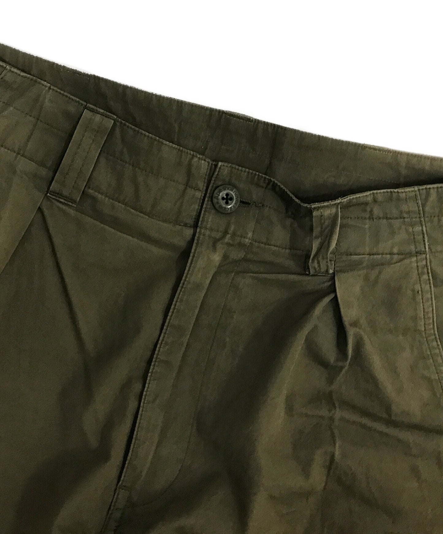 [Pre-owned] A BATHING APE MILITARY WIDE CARGO PANTS 001PTI301020M