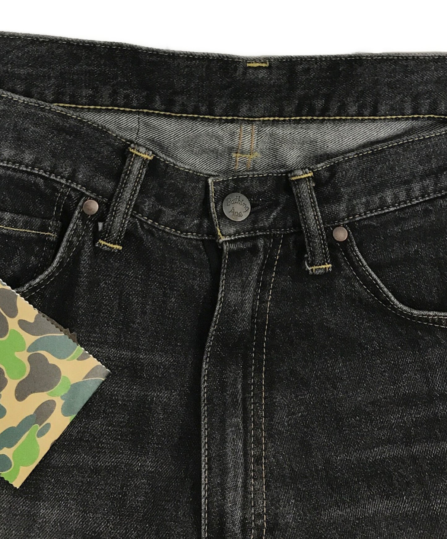 [Pre-owned] A BATHING APE BAPE CHAMPION DENIM PANTS 001DPJ801003M