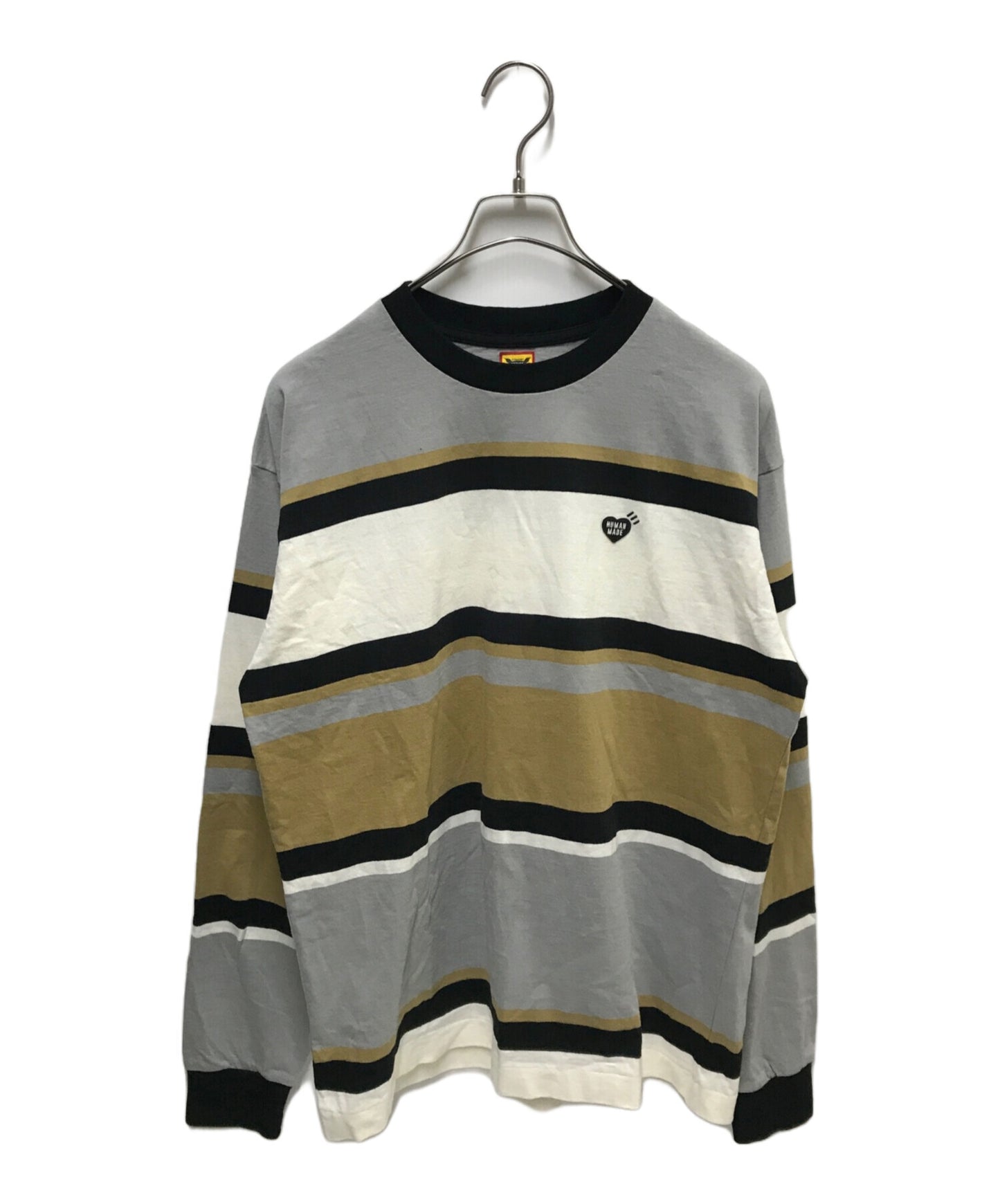 [Pre-owned] HUMAN MADE BORDER L/S T-SHIRT HM28CS021