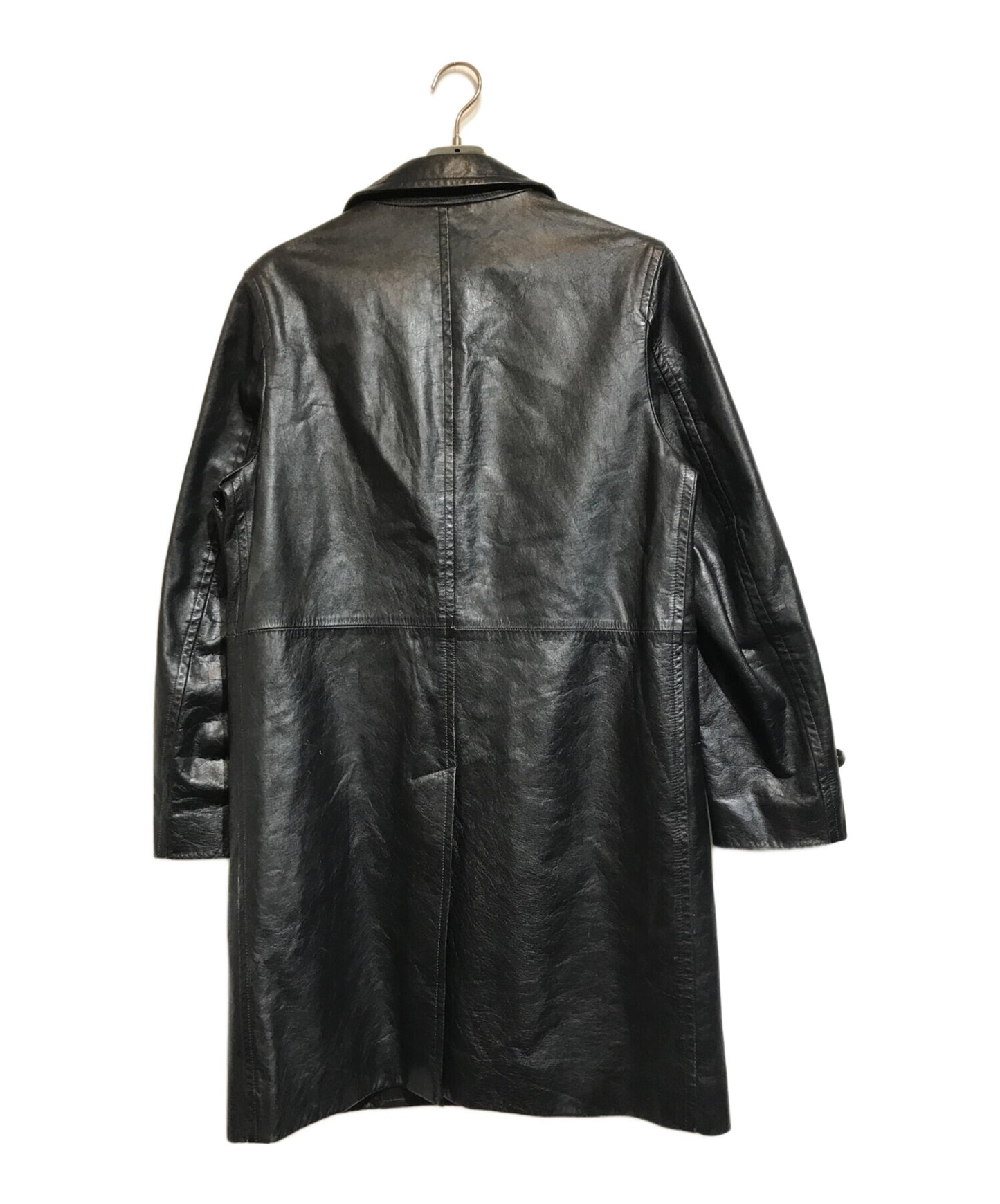 [Pre-owned] COMME des GARCONS HOMME PLUS All-leather stainless-steel collar coat PC-C005