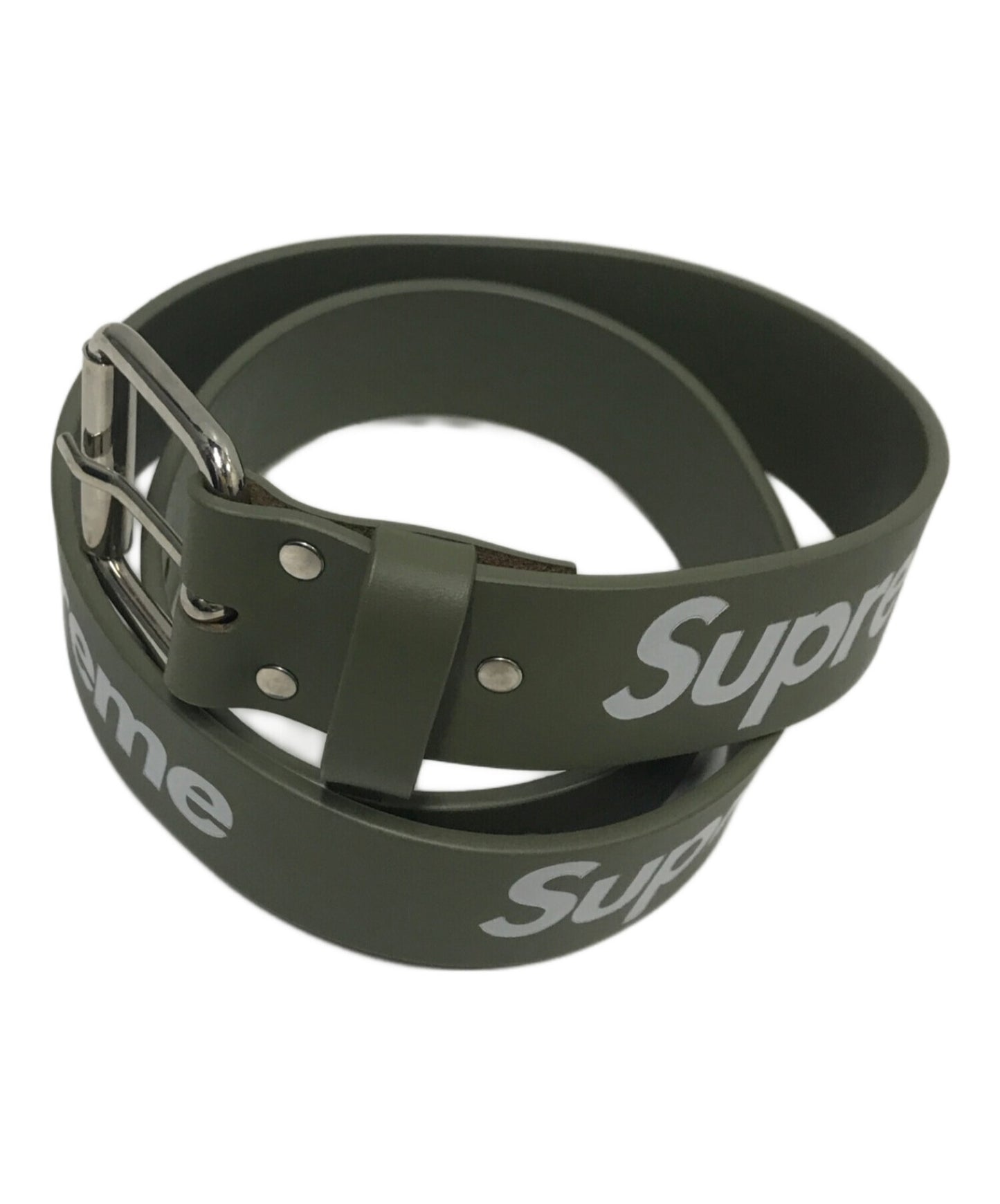 [Pre-owned] SUPREME Repeat Leather Belt