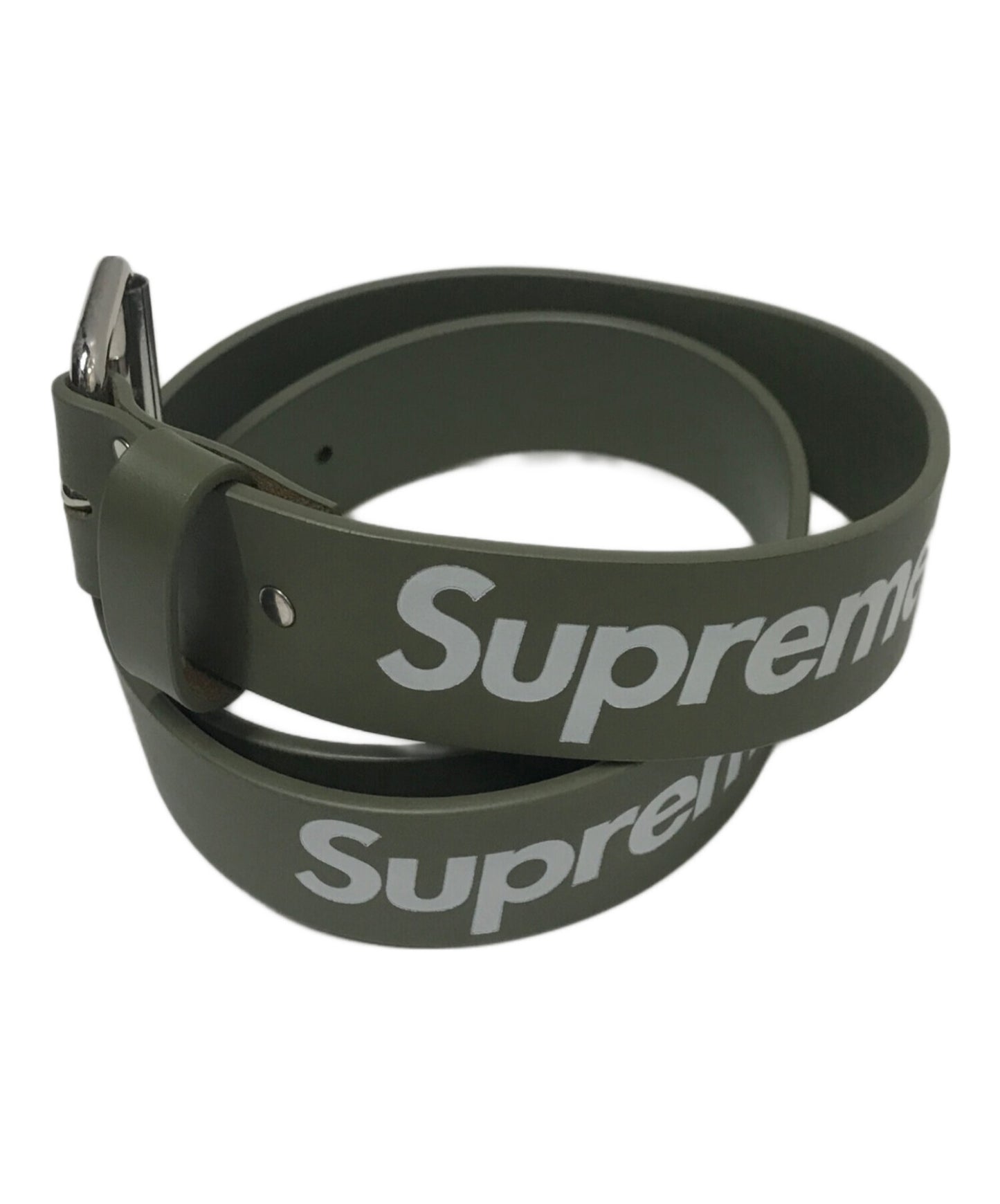 [Pre-owned] SUPREME Repeat Leather Belt