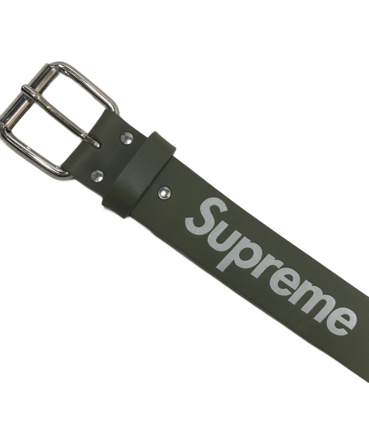[Pre-owned] SUPREME Repeat Leather Belt