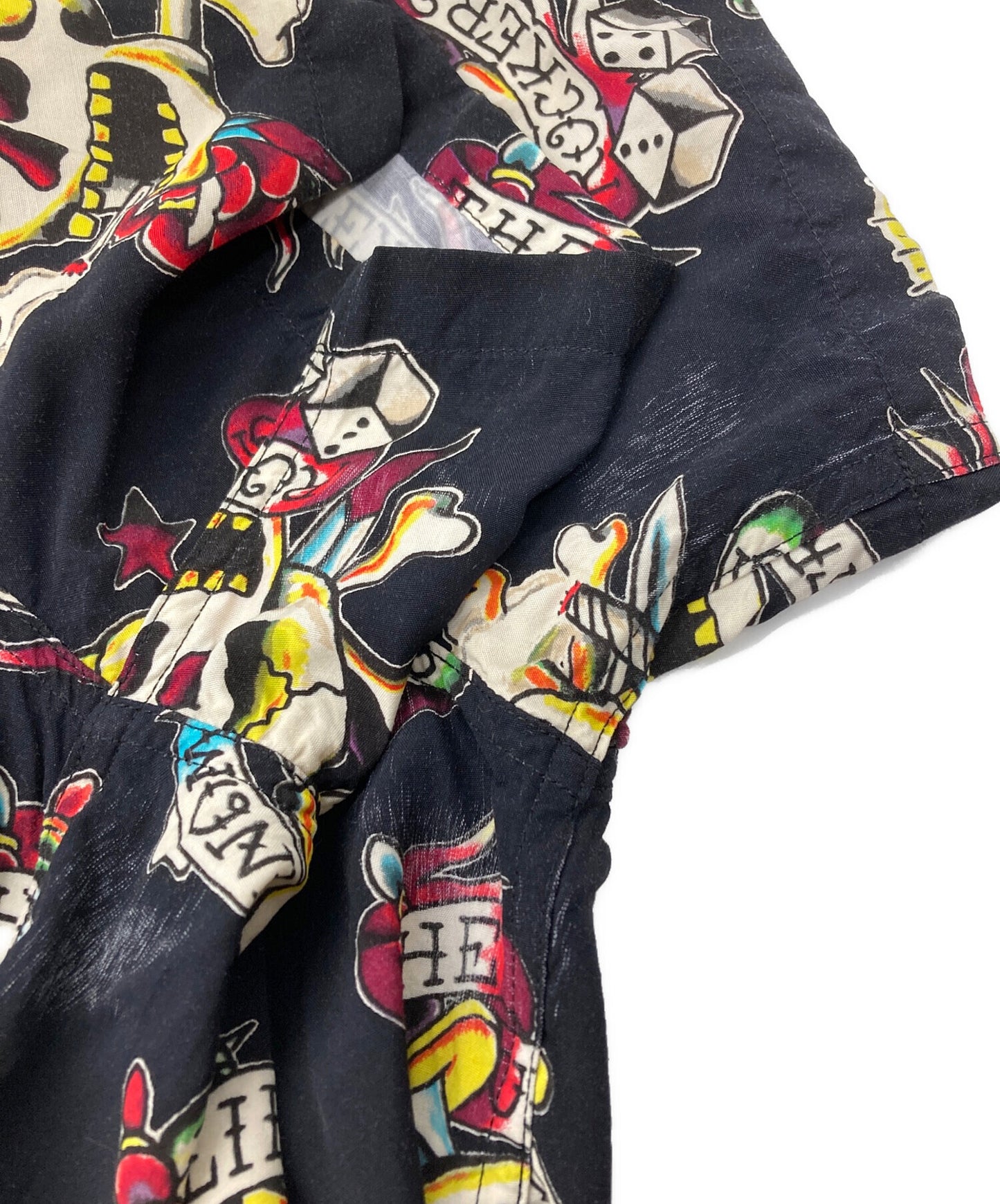 [Pre-owned] WACKO MARIA Skull Aloha Shirt/Short Sleeve