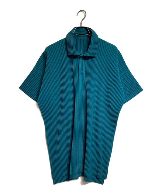 [Pre-owned] HOMME PLISSE ISSEY MIYAKE Short sleeve pleated polo shirt HP41JM121