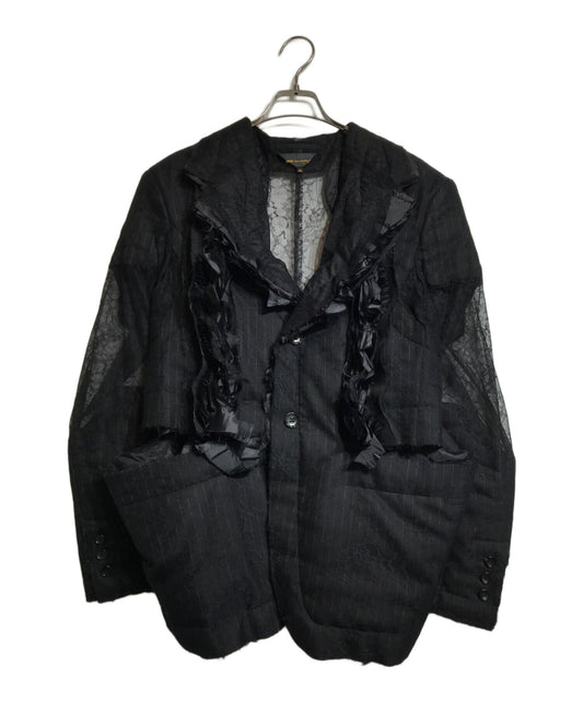 [Pre-owned] COMME des GARCONS Cut-off design lace jacket GB-J003