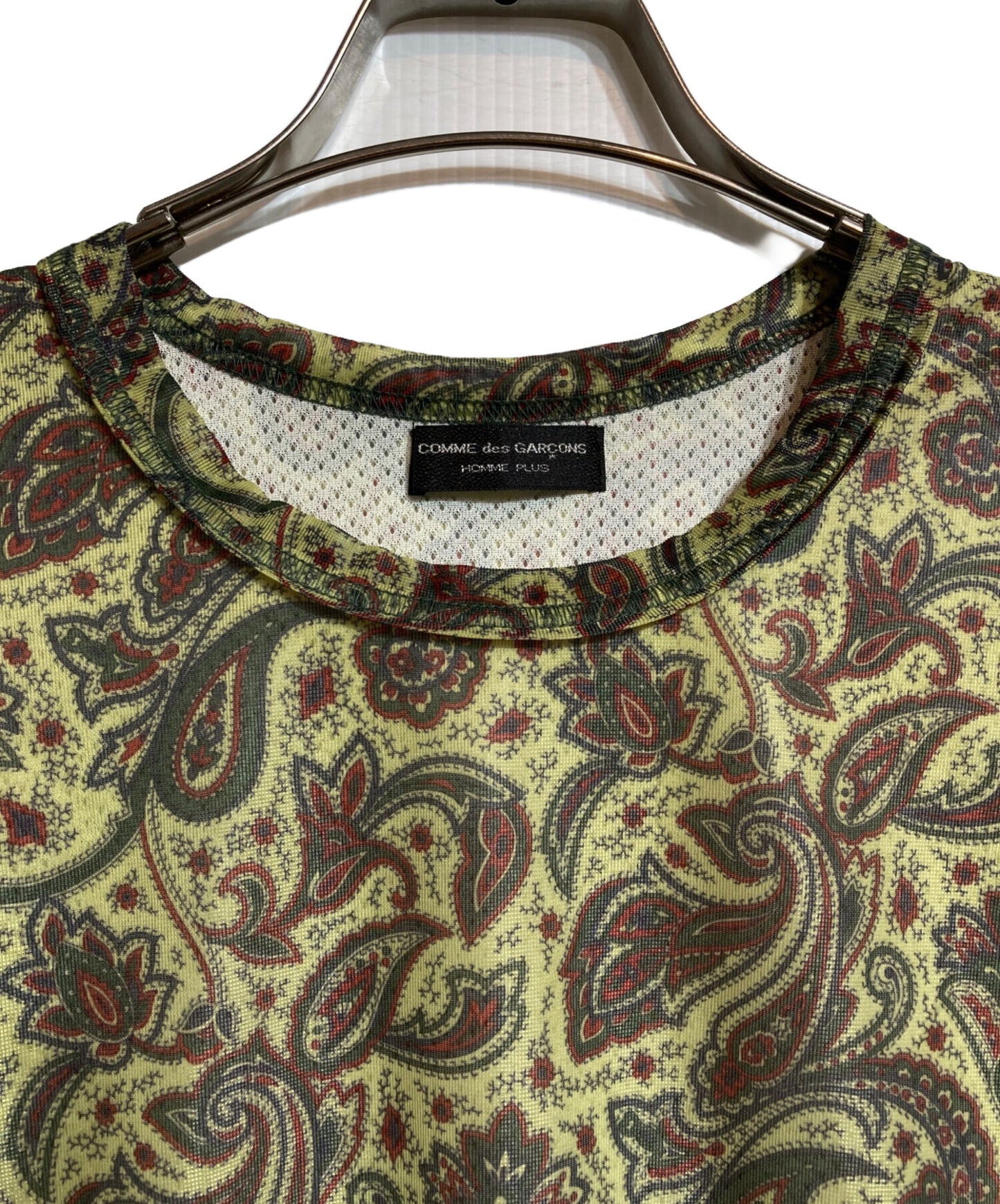 [Pre-owned] COMME des GARCONS HOMME PLUS Transfer Print Paisley T-Shirt PT-100180