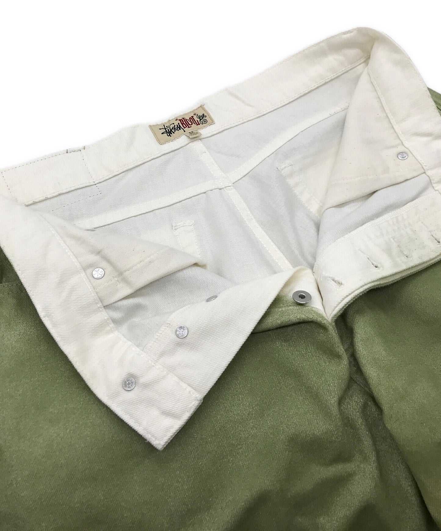 [Pre-owned] stussy Spray Dye Big Ol Jeans 116617