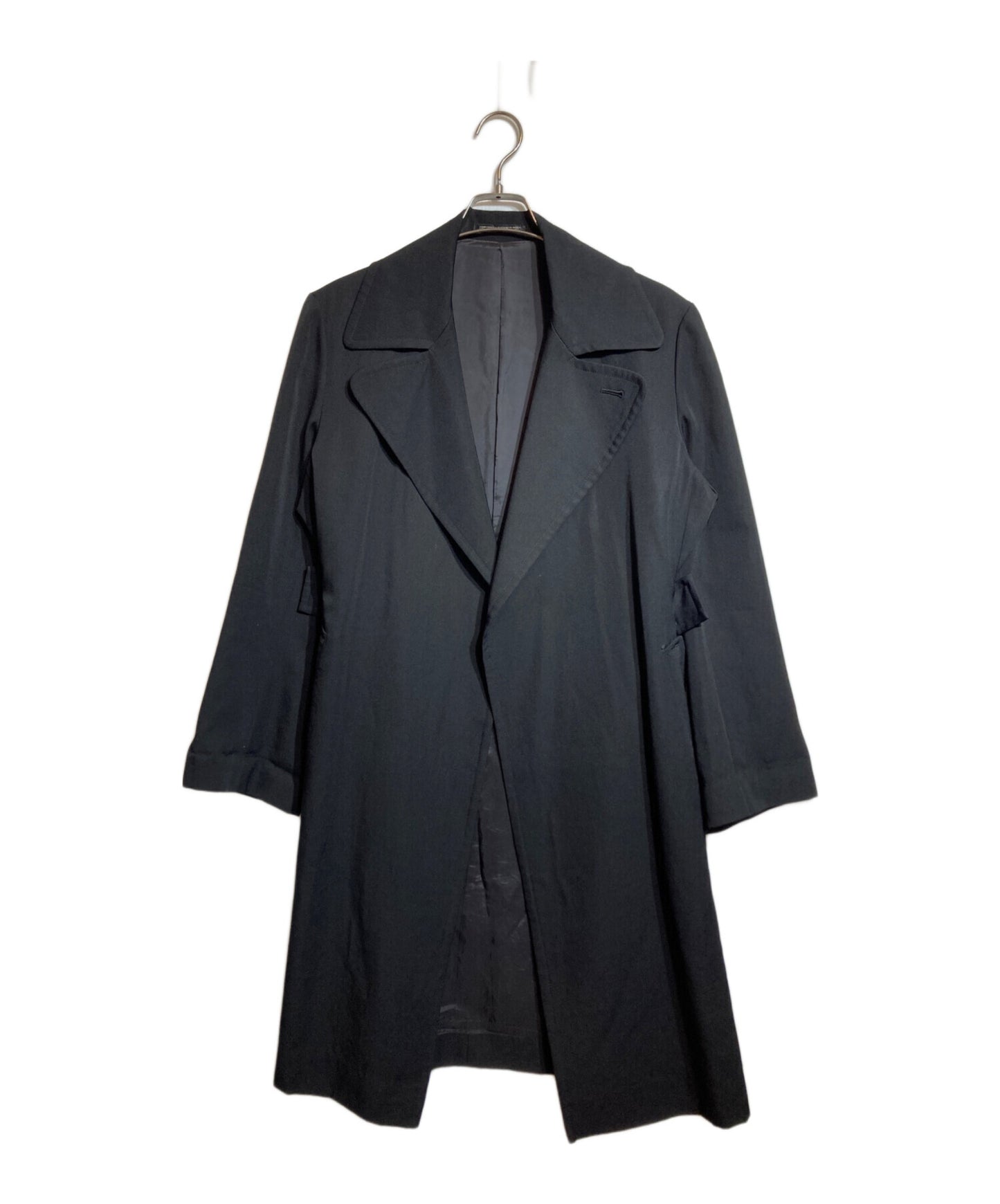 [Pre-owned] yohji yamamoto+noir Wool Gaber Belted Coat NF-C01-100