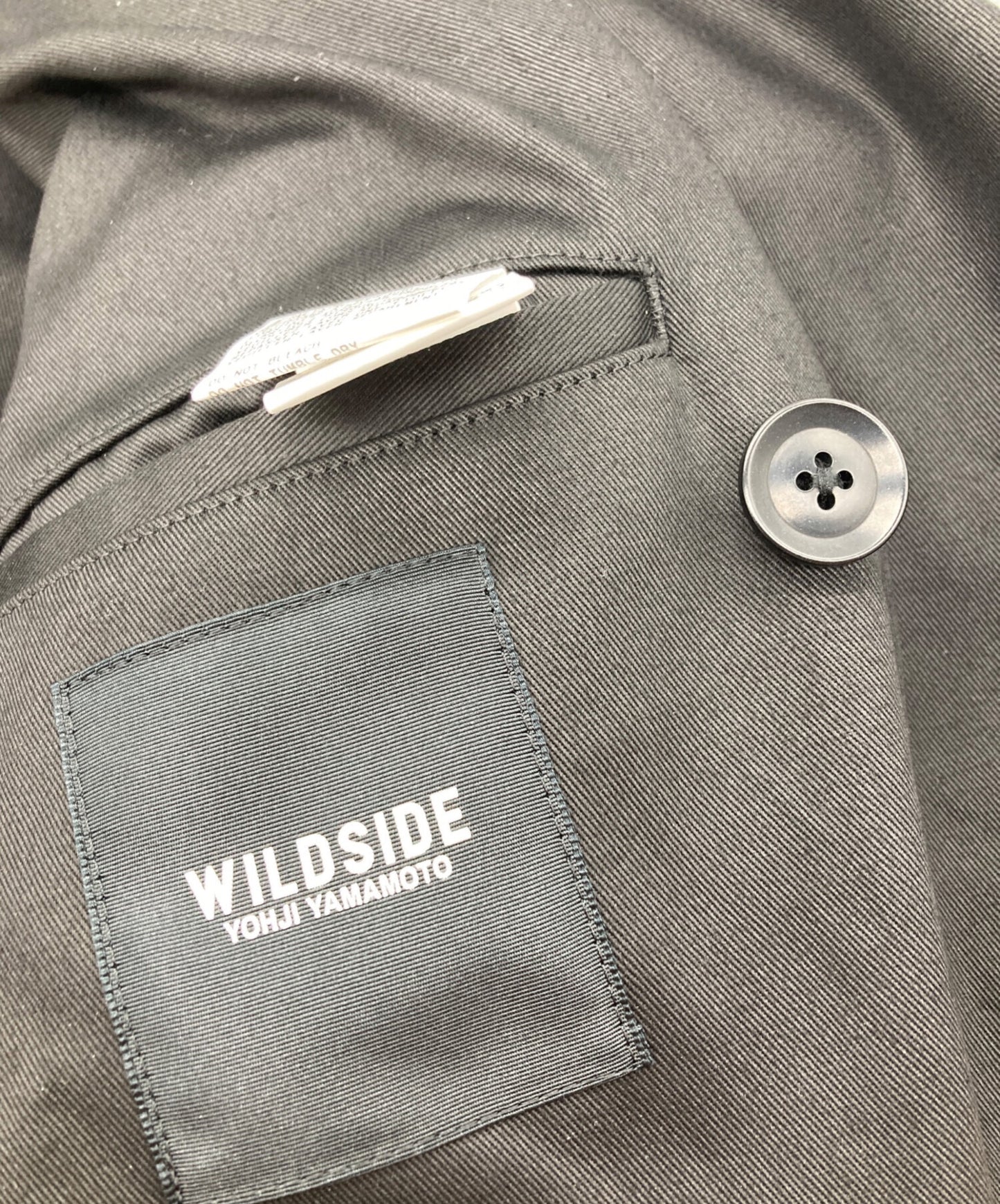 [Pre-owned] WILDSIDE YOHJI YAMAMOTO Cotton Chino Double Breasted Jacket WO-J36-001