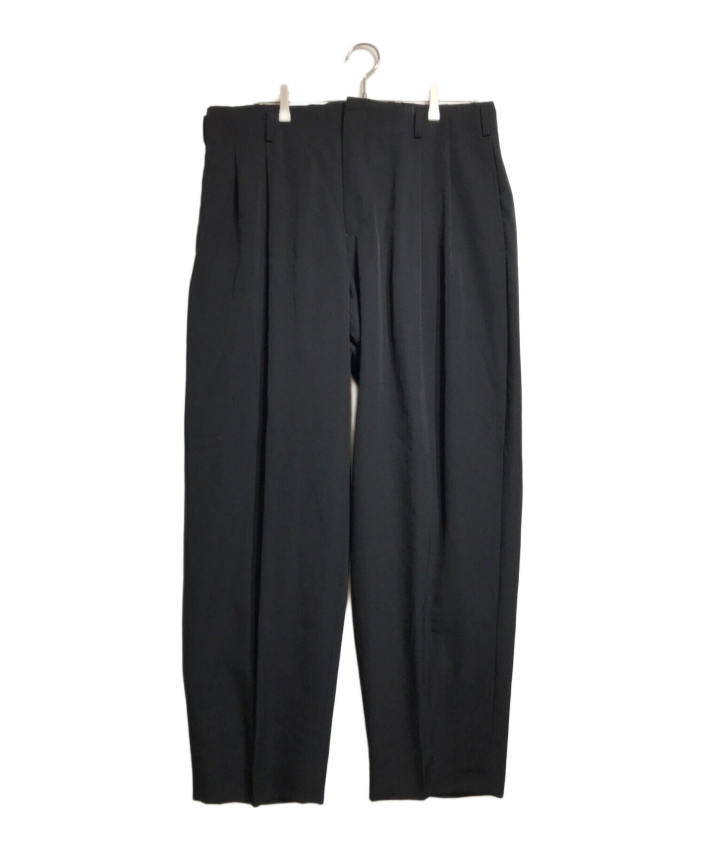 [Pre-owned] COMME des GARCONS HOMME PLUS Wool gabardine 2-tuck wide slacks PZ-P003