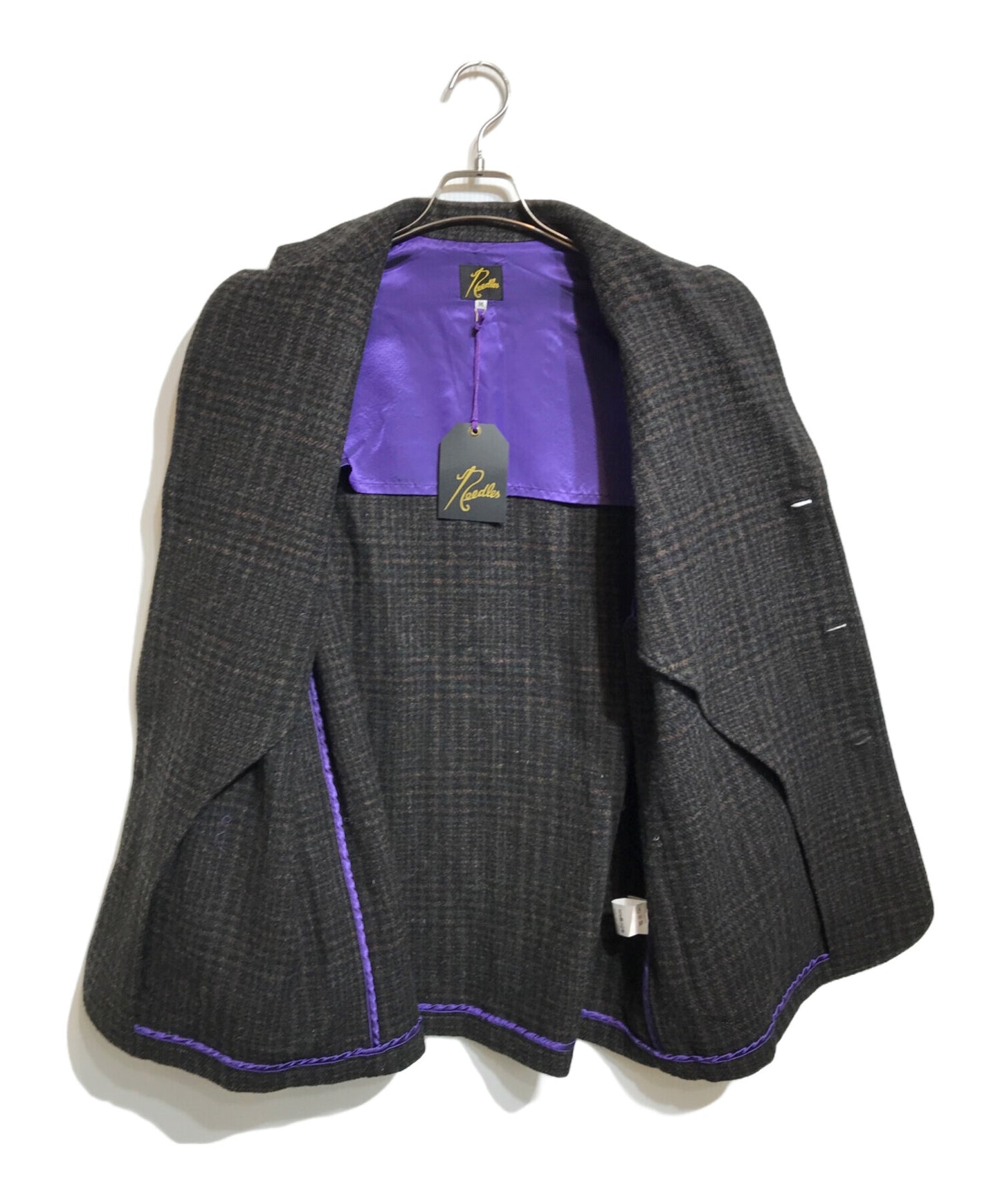 [Pre-owned] Needles Loafer Jacket - Wool Glen Plaid PU098