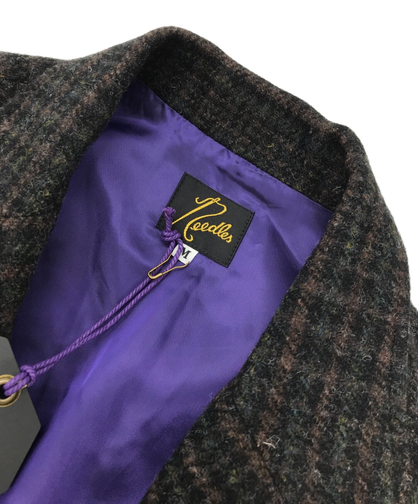 [Pre-owned] Needles Loafer Jacket - Wool Glen Plaid PU098