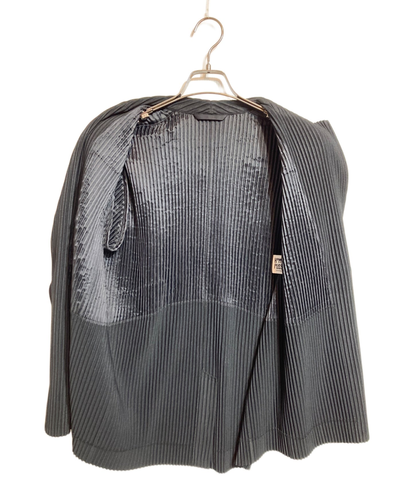 [Pre-owned] HOMME PLISSE ISSEY MIYAKE Pleated Tailored Jacket HP55JD101