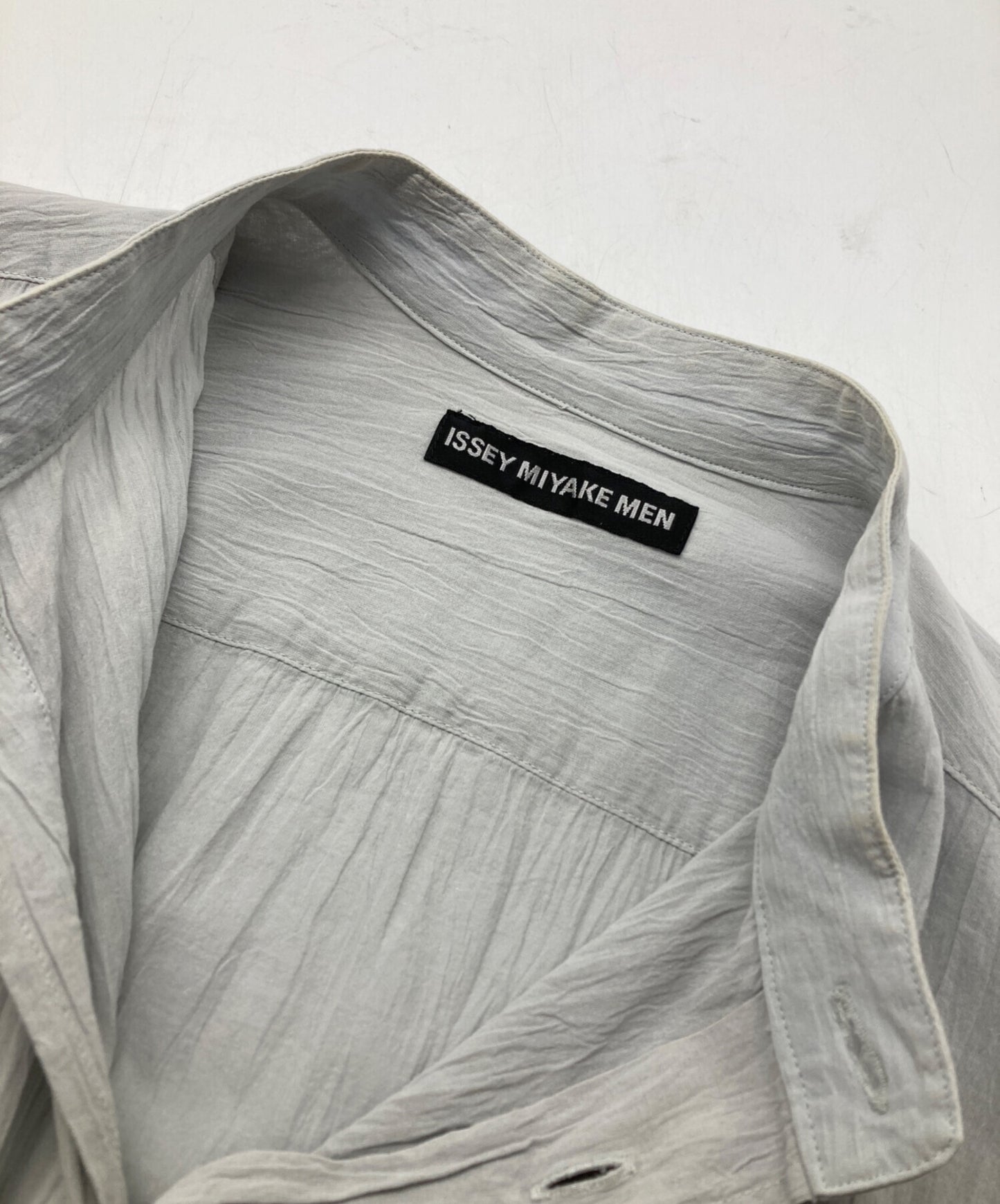 [Pre-owned] ISSEY MIYAKE MEN creased shirt ME61FJ089