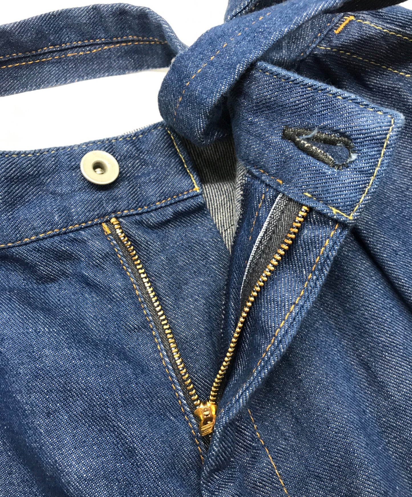 [Pre-owned] Yohji Yamamoto pour homme Denim Patch Overalls HG-P26-819