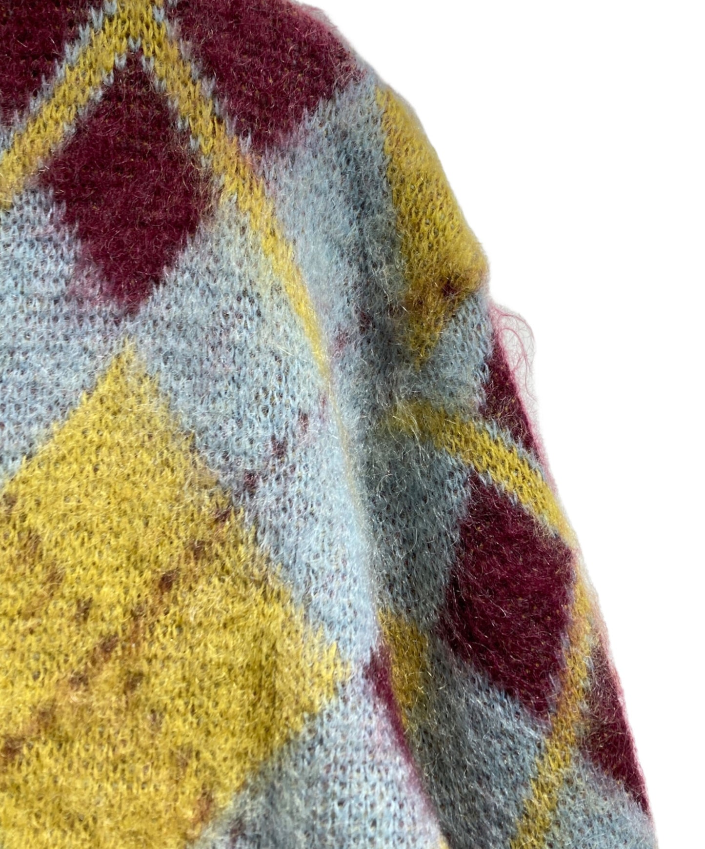 [Pre-owned] Needles MOHAIR CARDIGAN ARGYLE J0256