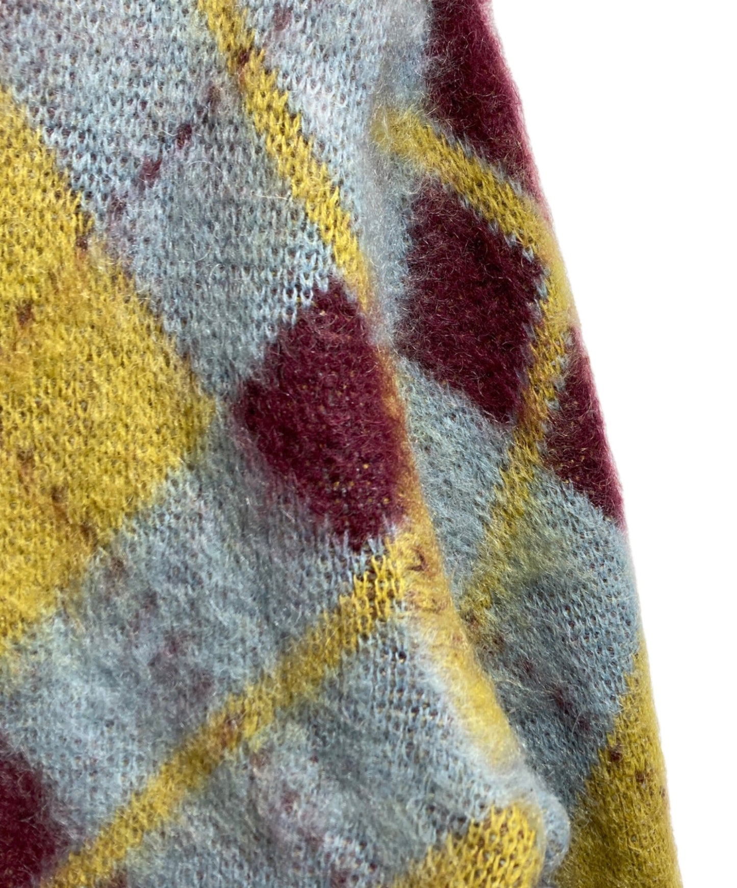 [Pre-owned] Needles MOHAIR CARDIGAN ARGYLE J0256