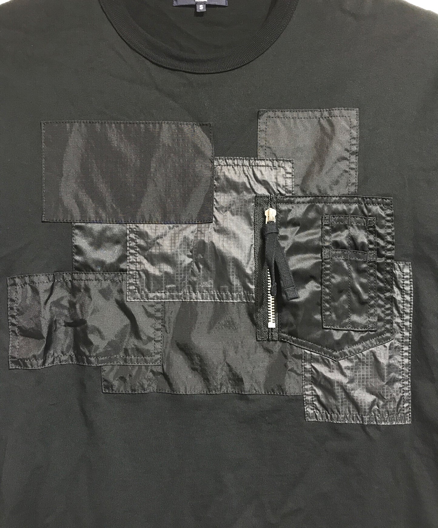 [Pre-owned] COMME des GARCONS HOMME Multi-Material Patchwork T-Shirt HL-T001