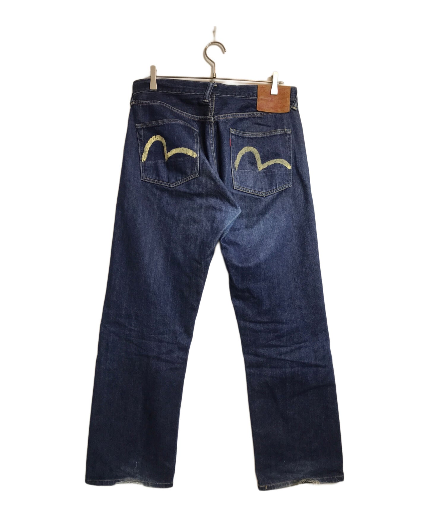 [Pre-owned] EVISU 9001 gull painted denim pants