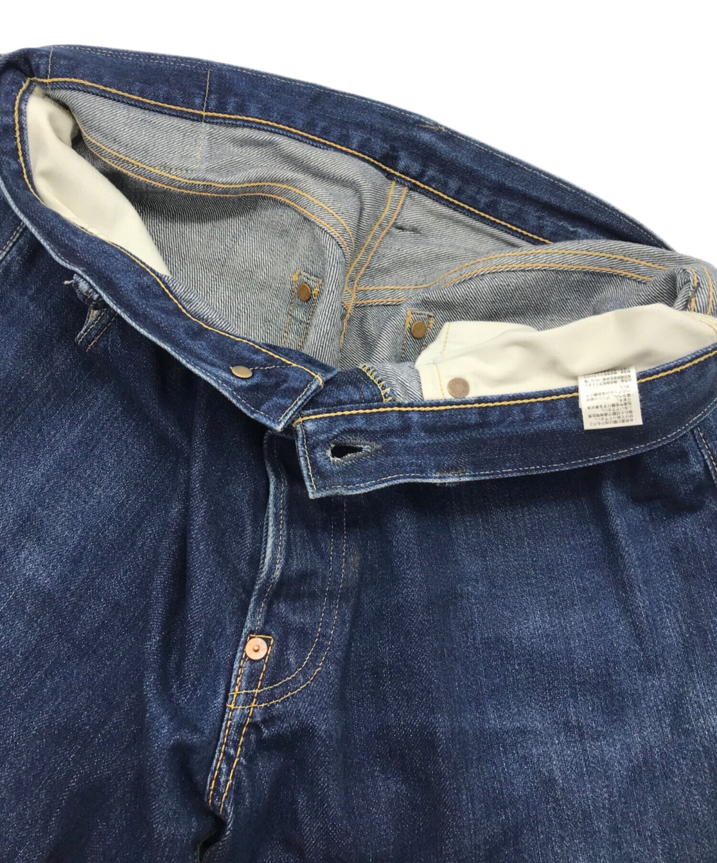 [Pre-owned] EVISU 9001 gull painted denim pants
