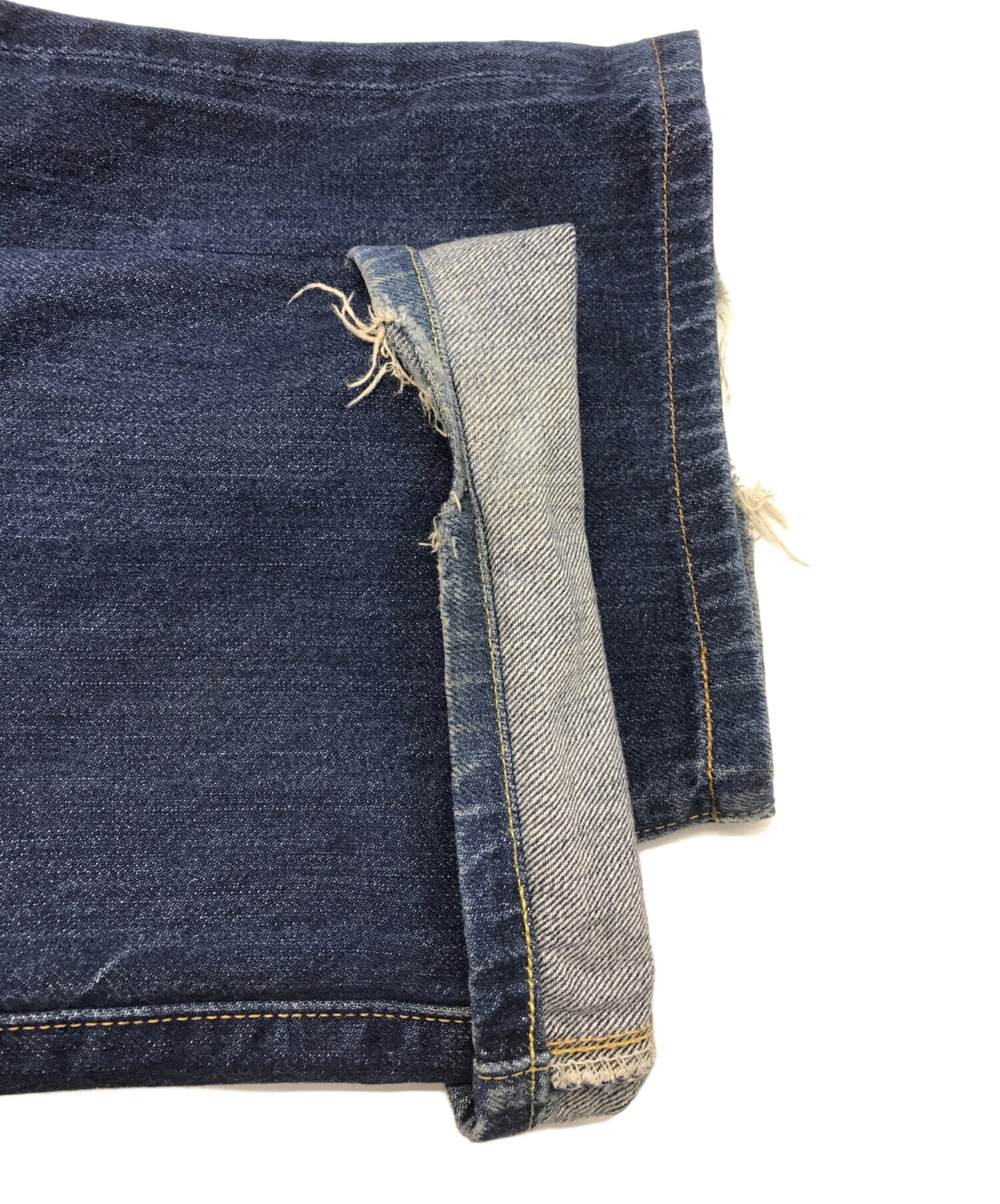 [Pre-owned] EVISU 9001 gull painted denim pants
