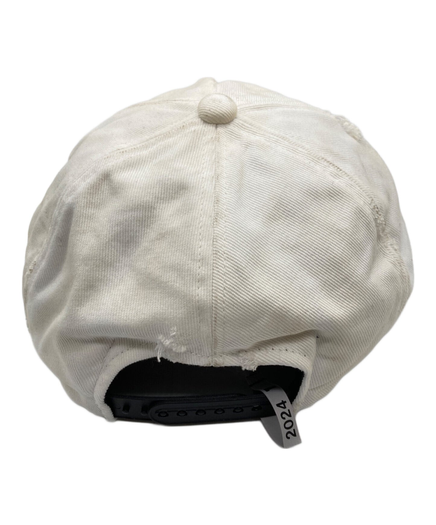 [Pre-owned] MIHARA YASUHIRO Damaged Canvas Big Cap A12AC402-0