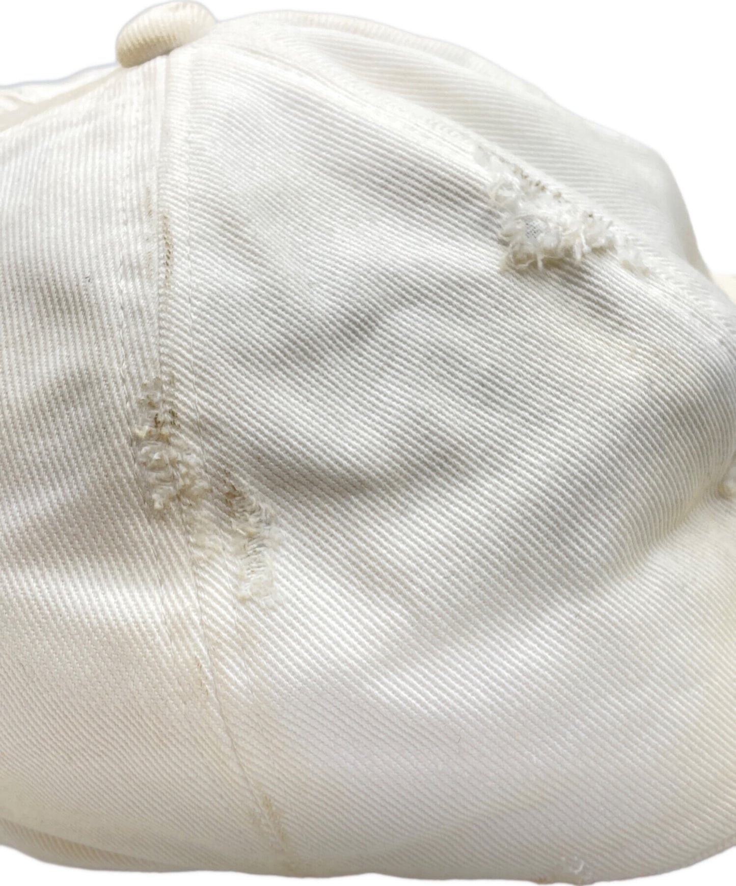 [Pre-owned] MIHARA YASUHIRO Damaged Canvas Big Cap A12AC402-0