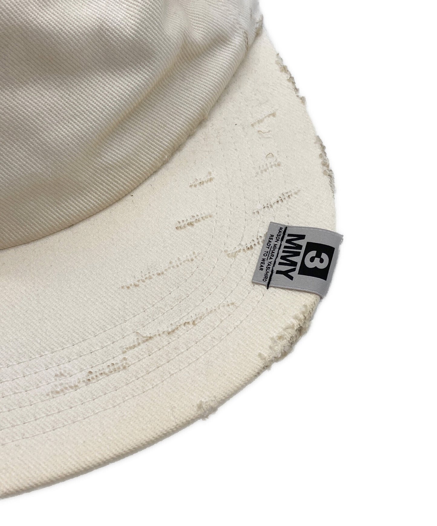 [Pre-owned] MIHARA YASUHIRO Damaged Canvas Big Cap A12AC402-0