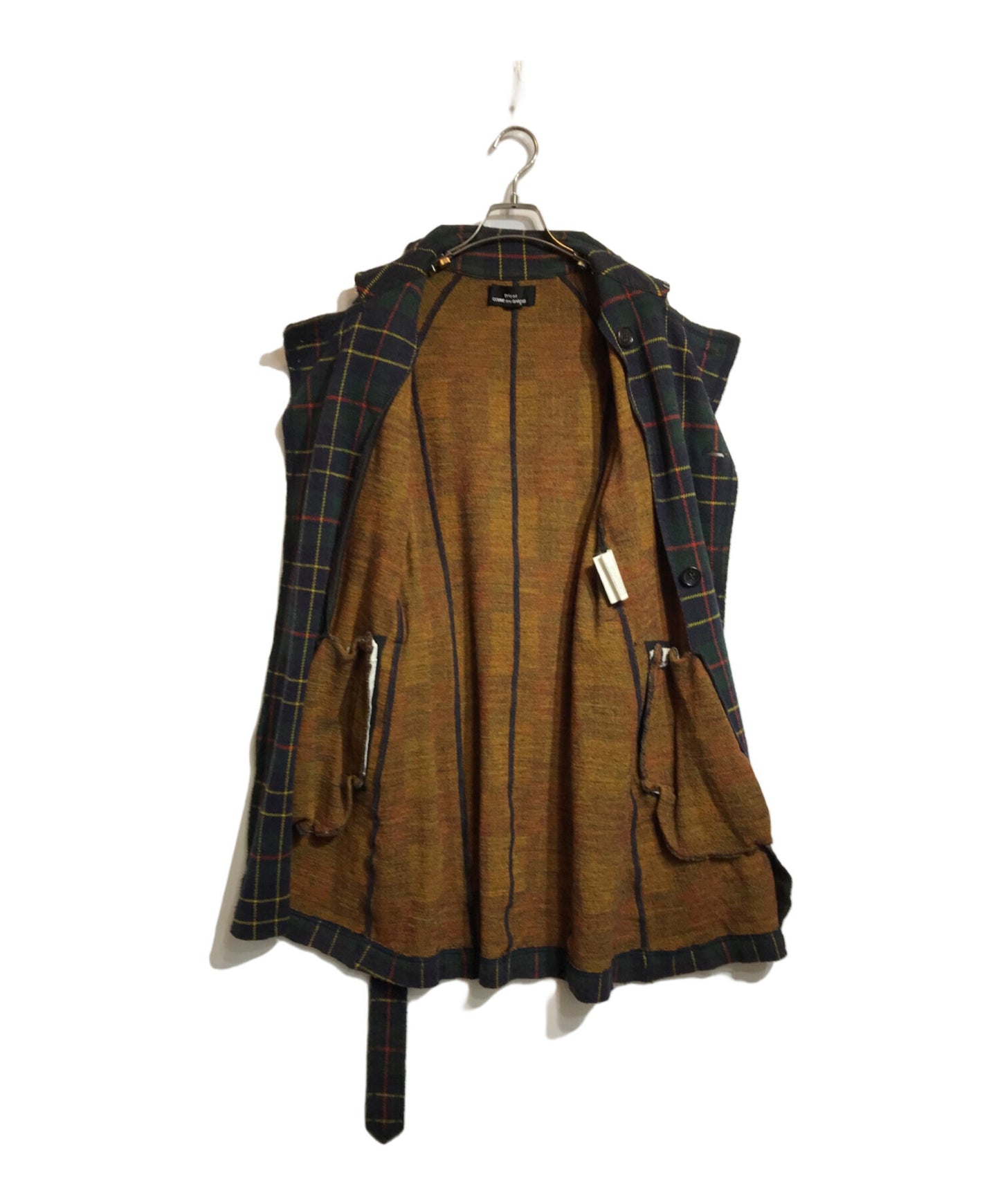 [Pre-owned] tricot COMME des GARCONS Cutoff shrunken flannel coat TK-C006