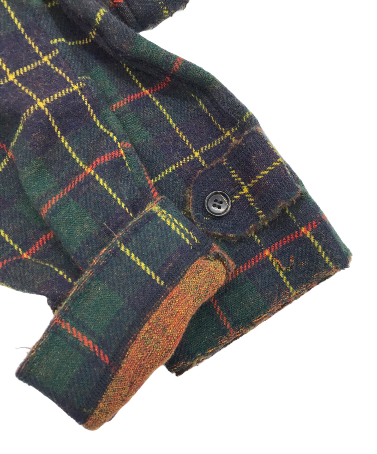 [Pre-owned] tricot COMME des GARCONS Cutoff shrunken flannel coat TK-C006