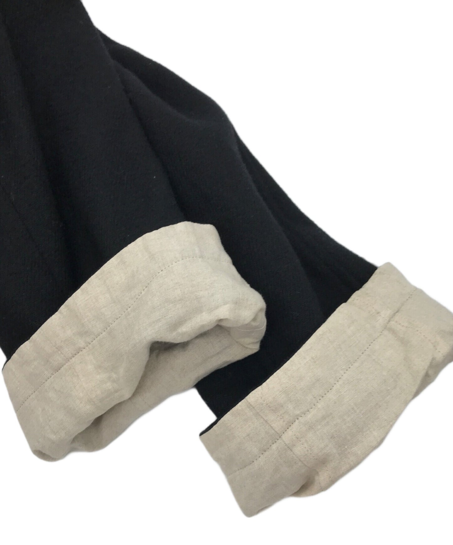 [Pre-owned] REGULATION Yohji Yamamoto MEN Wool Flannel Reversible Belted Hooded Coat HE-C03-840