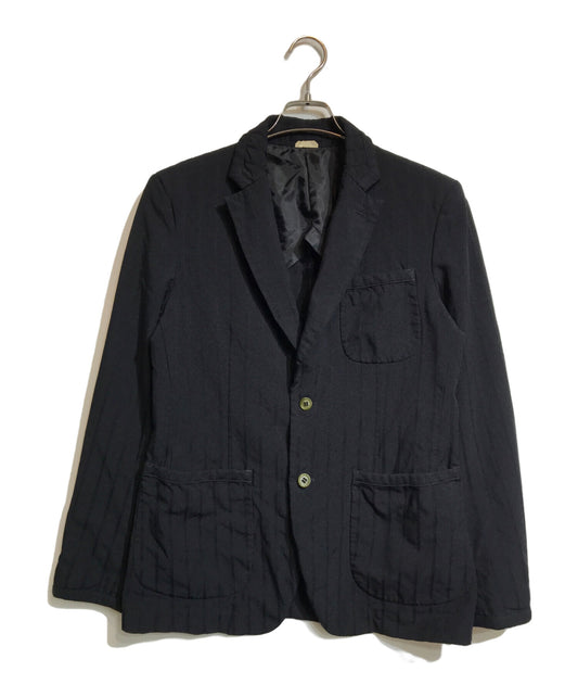 [Pre-owned] COMME des GARCONS HOMME DEUX Polyester Shrinkable Striped Jacket DQ-J034