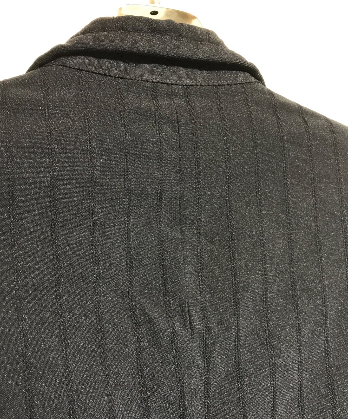 [Pre-owned] COMME des GARCONS HOMME DEUX Polyester Shrinkable Striped Jacket DQ-J034