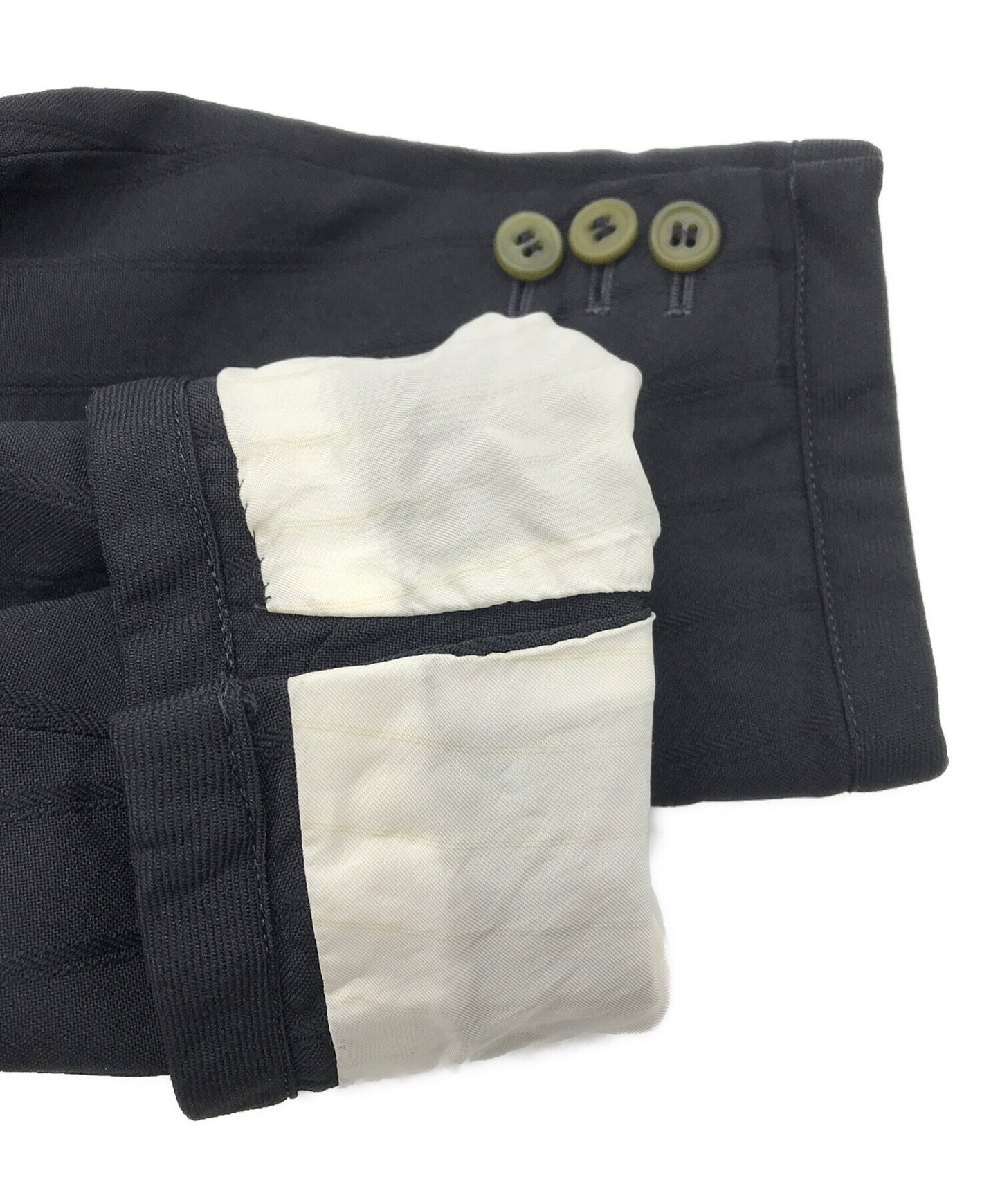 [Pre-owned] COMME des GARCONS HOMME DEUX Polyester Shrinkable Striped Jacket DQ-J034