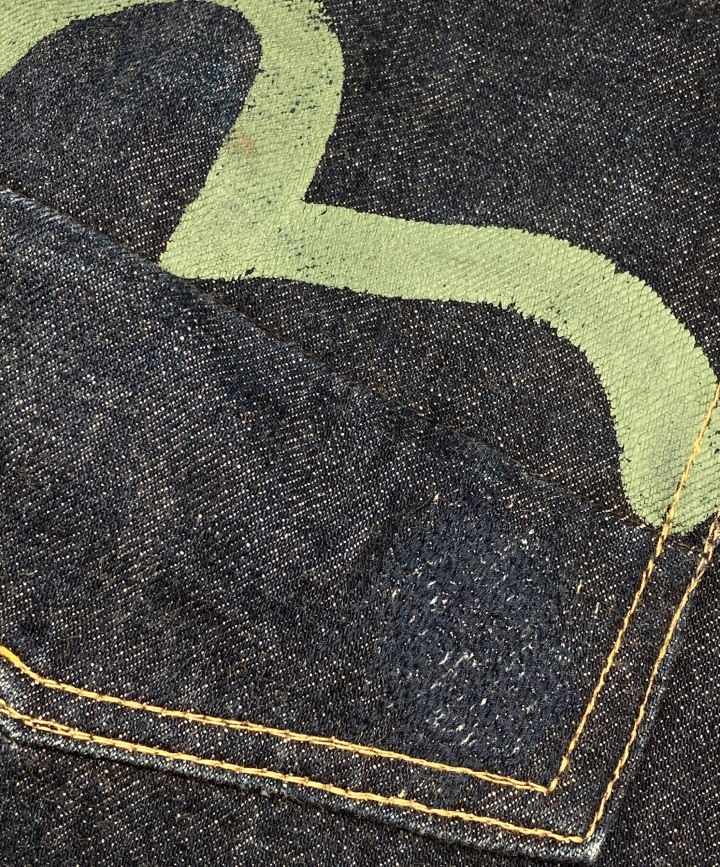 [Pre-owned] EVISU No.2/2001Gull Baggy Denim