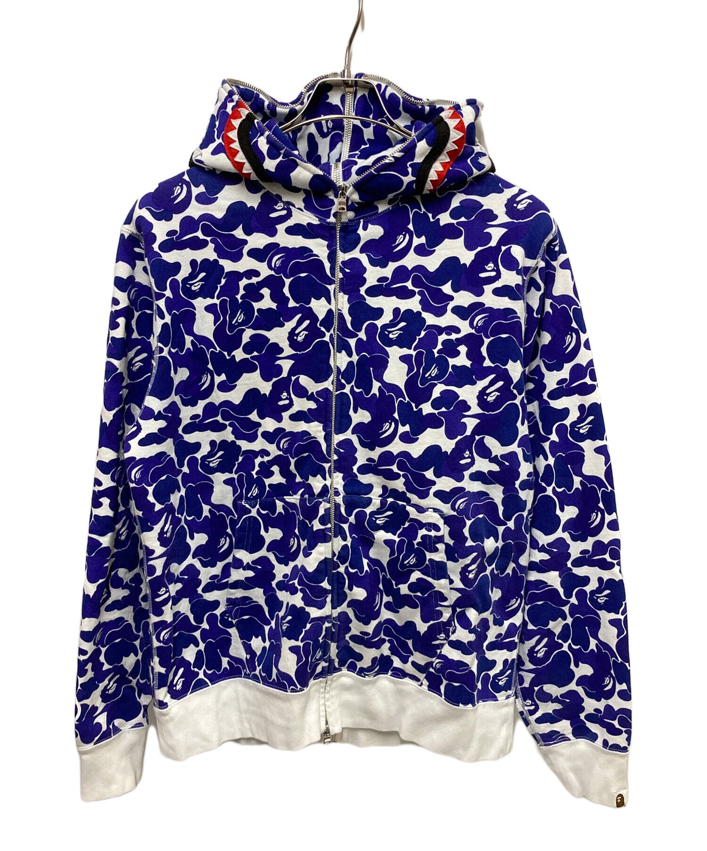 [Pre-owned] A BATHING APE SEPARATE SHARK FULL ZIP HOODIE 001zpk721054f